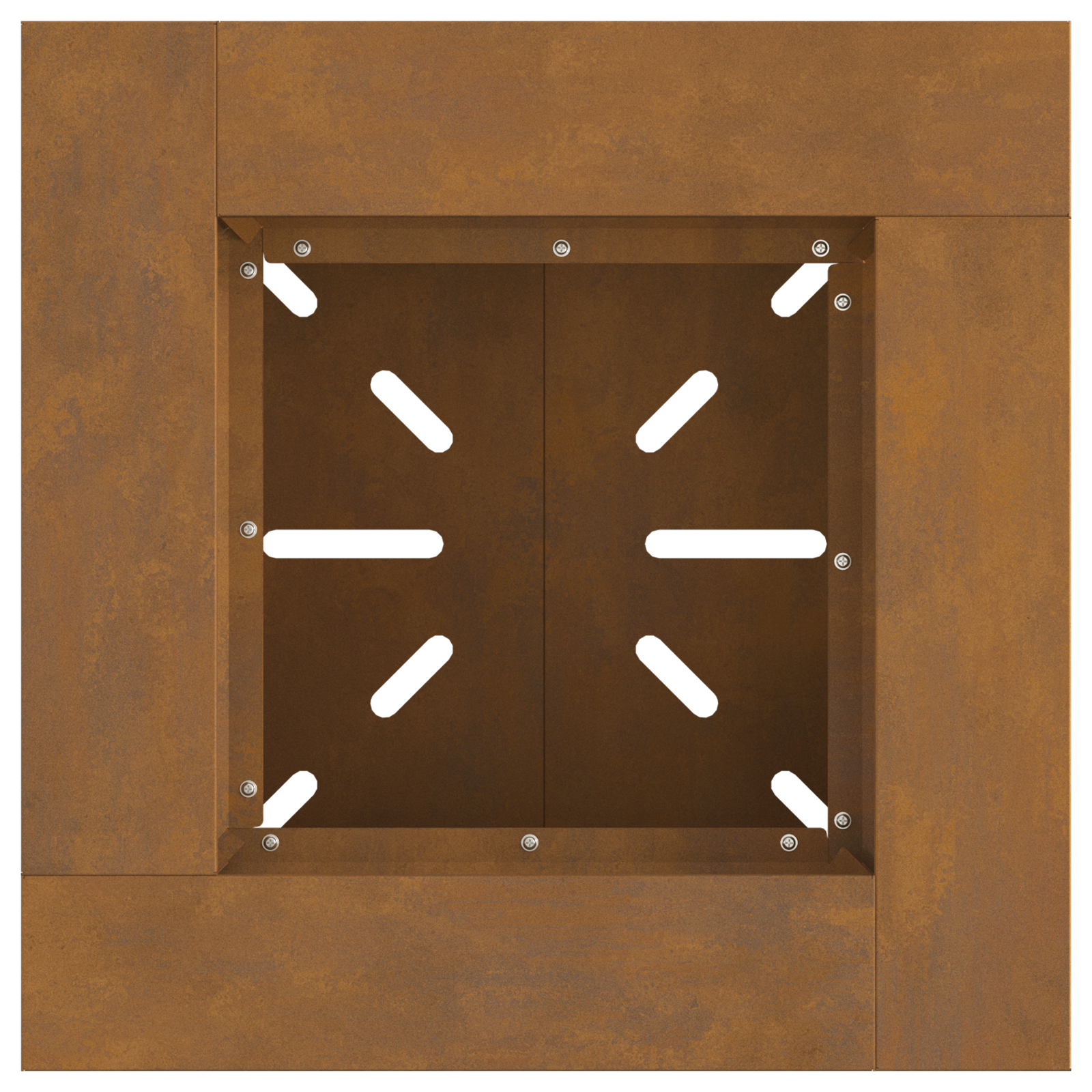 Fire Pit 48x48x40 cm Weathering Steel - Image 5