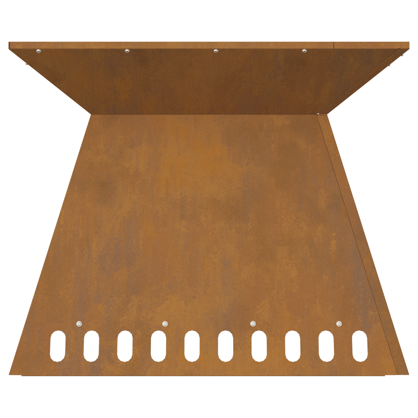 Fire Pit 60x60x50 cm Weathering Steel - Image 9