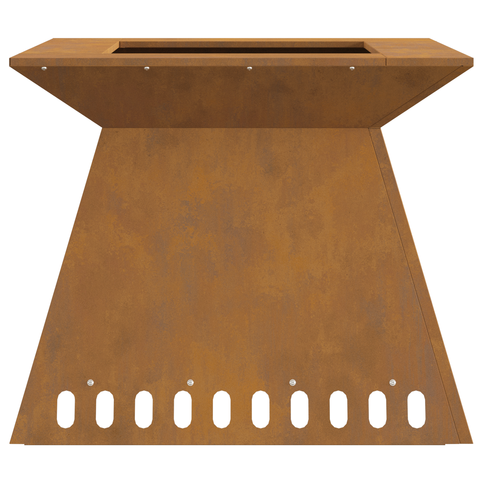 Fire Pit 60x60x50 cm Weathering Steel - Image 5