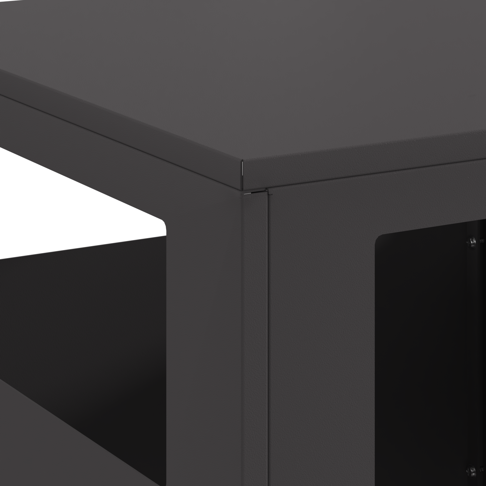 Fire Pit Square Black 35x35x100 cm Steel - Image 6