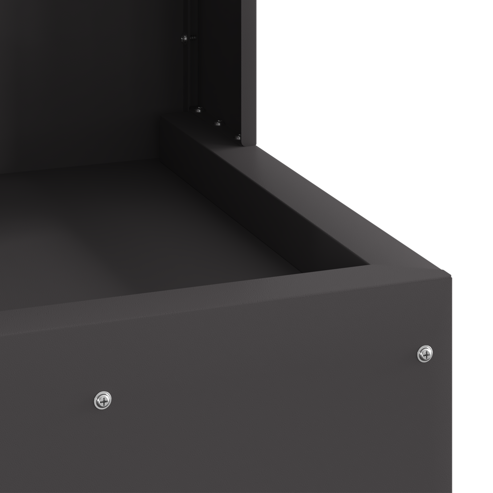 Fire Pit Square Black 35x35x100 cm Steel - Image 7