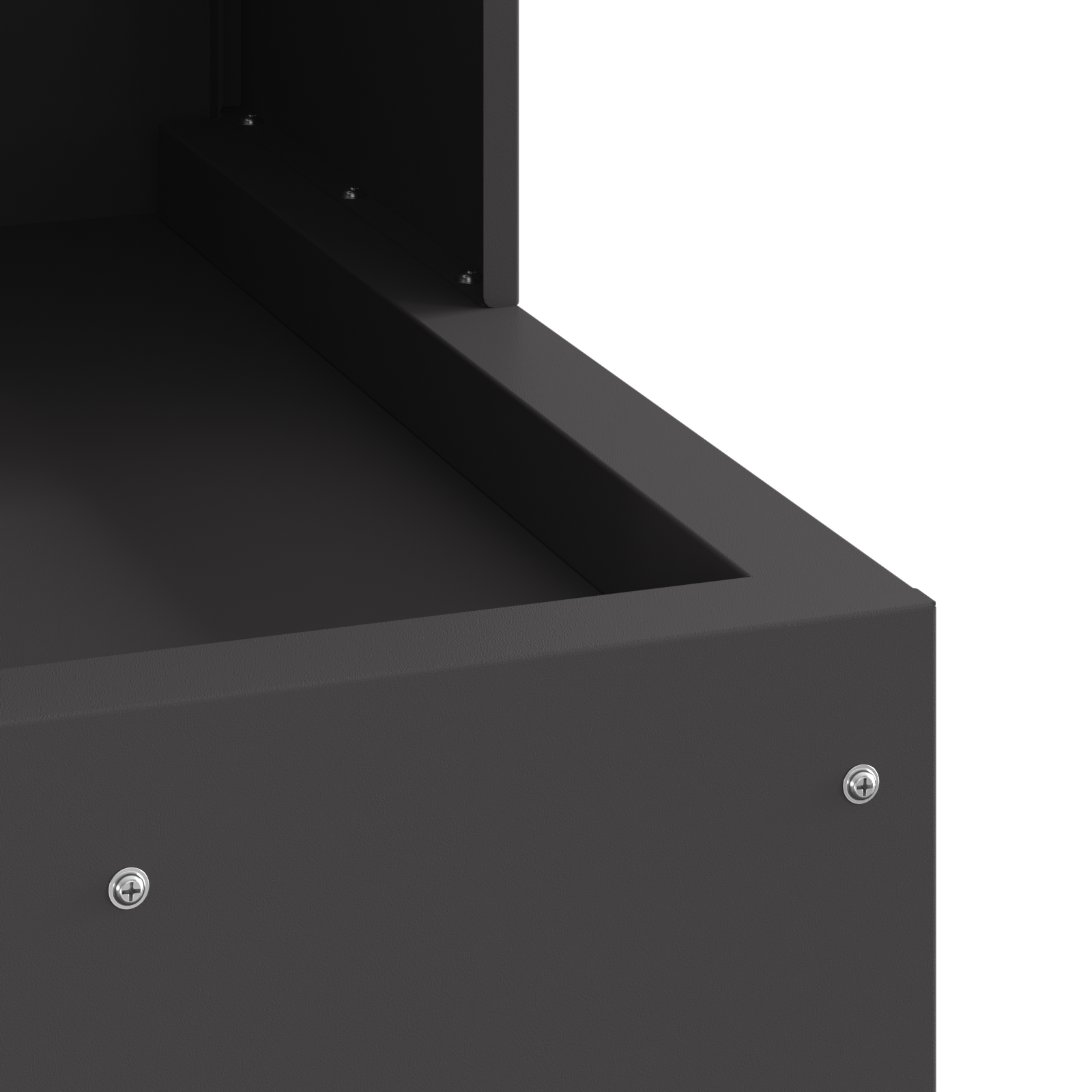 Fire Pit Black 50x50x100 cm Steel - Image 7