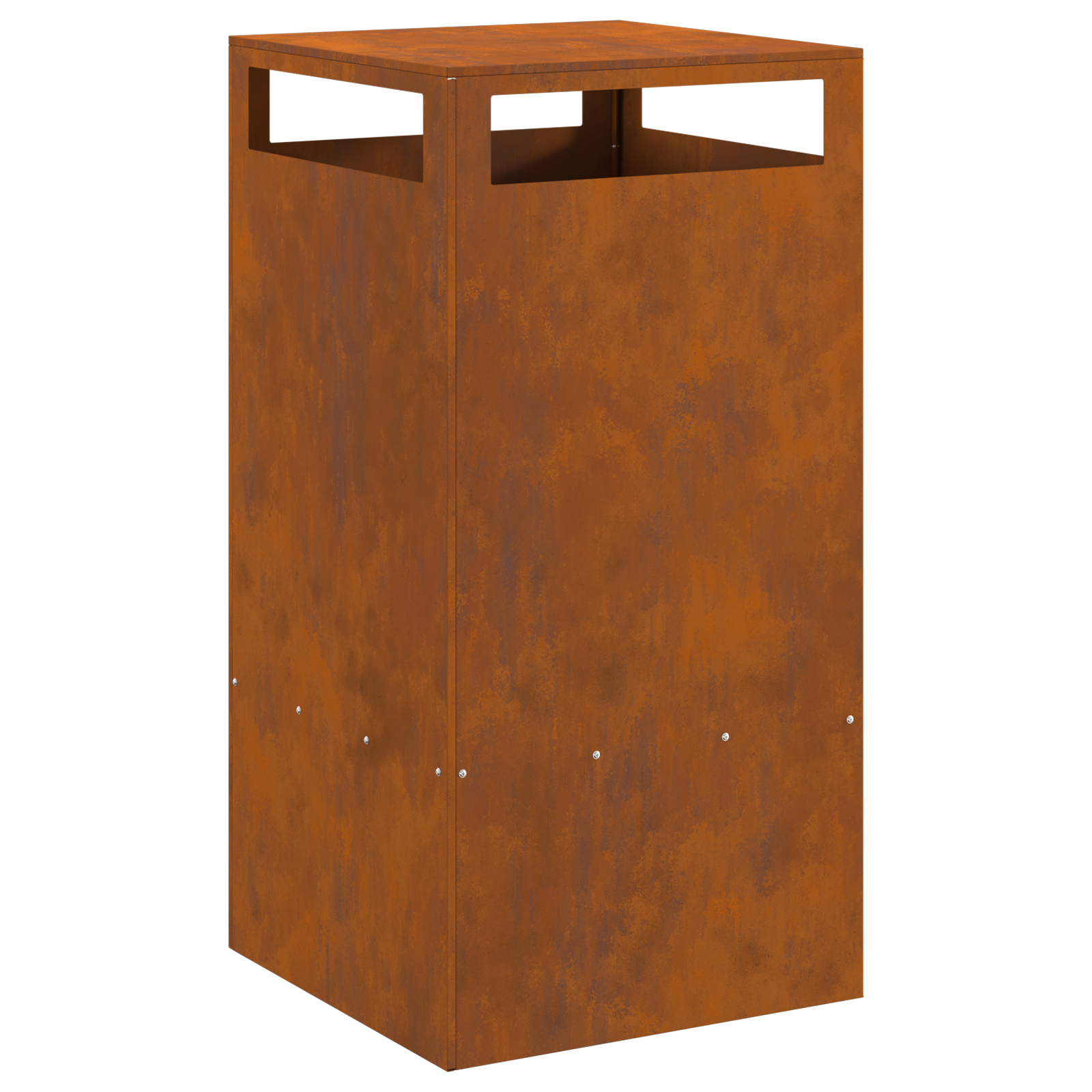 Fire Pit 50x50x100 cm Weathering Steel - Image 5