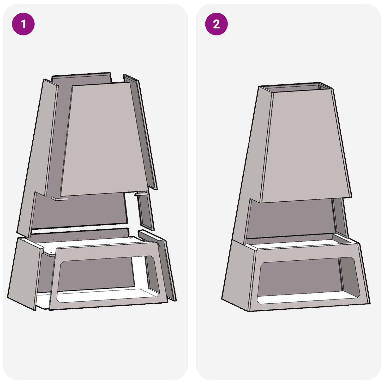 Fire Pit with Log Storage Black 60x35x100 cm Steel - Image 8