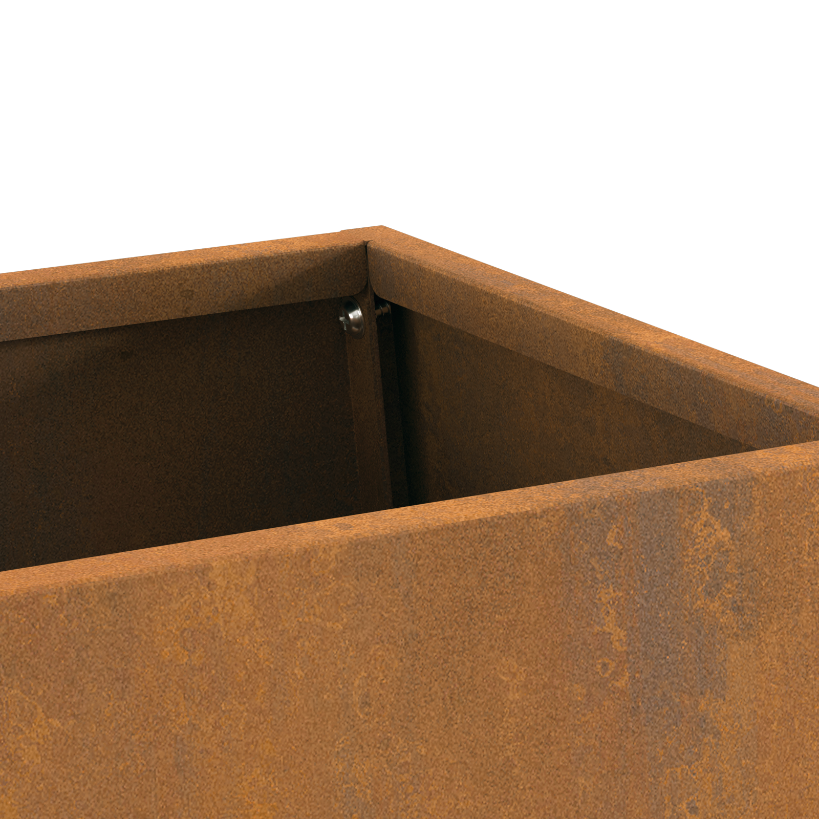 Fire Pit with Log Storage 60x35x100 cm Weathering Steel - Image 7