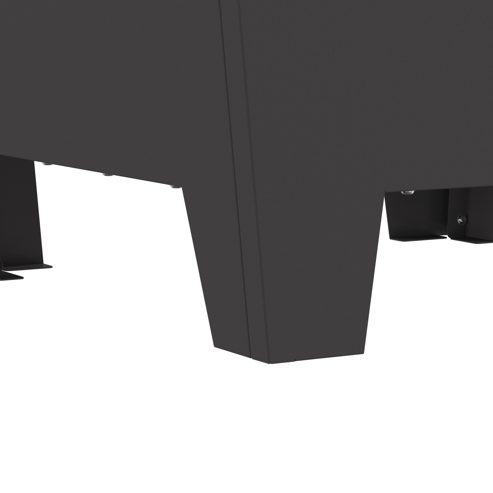 Square Fire Pit - Black, 50x50x30 cm, Steel - Image 7