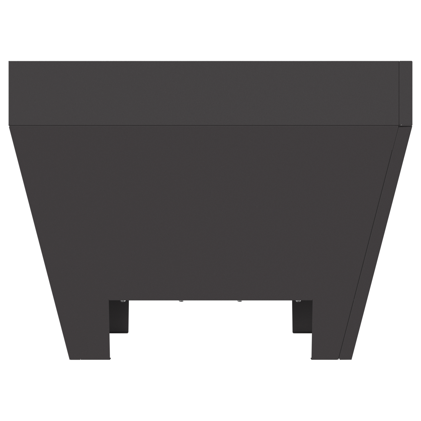 Square Fire Pit - Black, 50x50x30 cm, Steel - Image 8