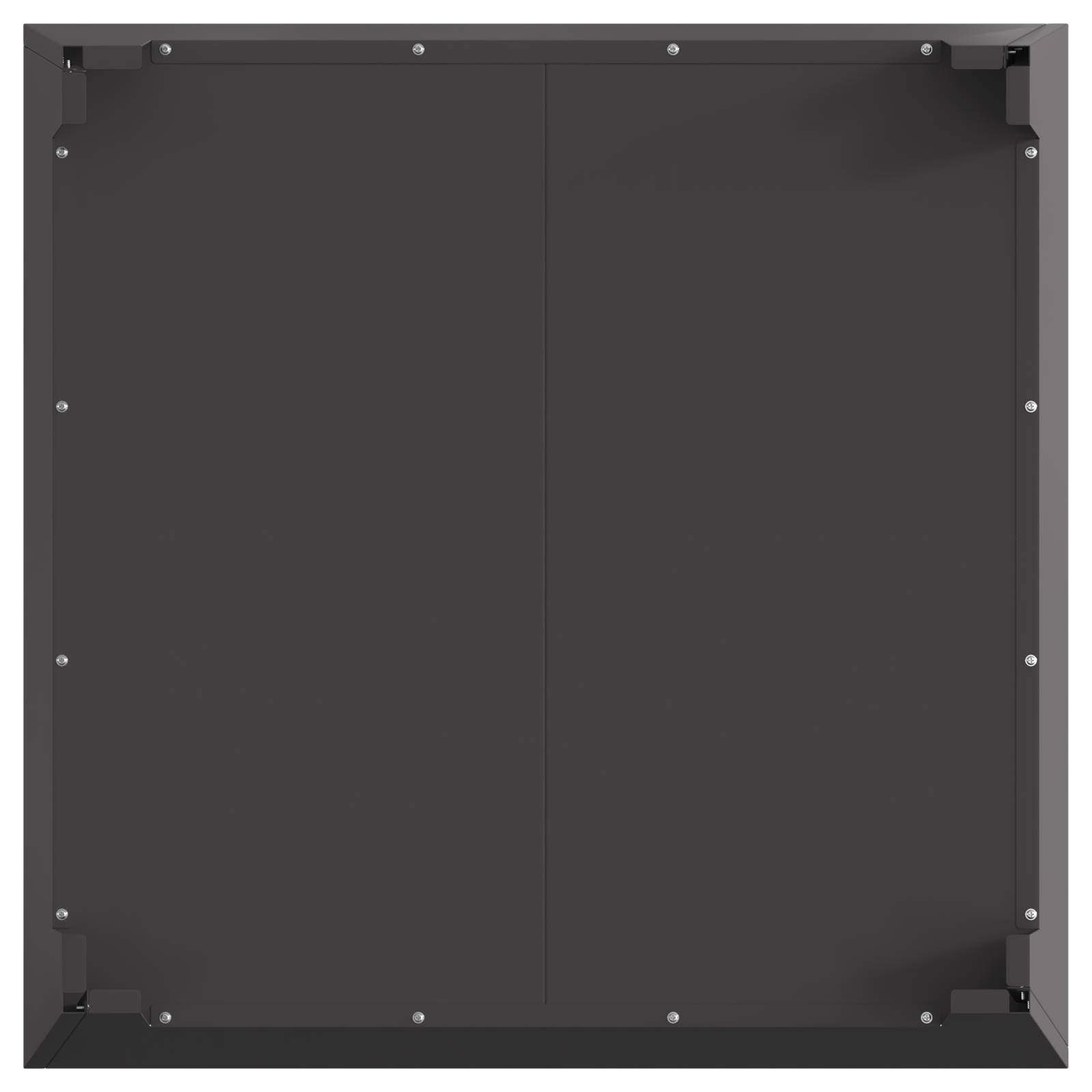 Fire Pit - Square Black 80x80x43 cm Steel - Image 8
