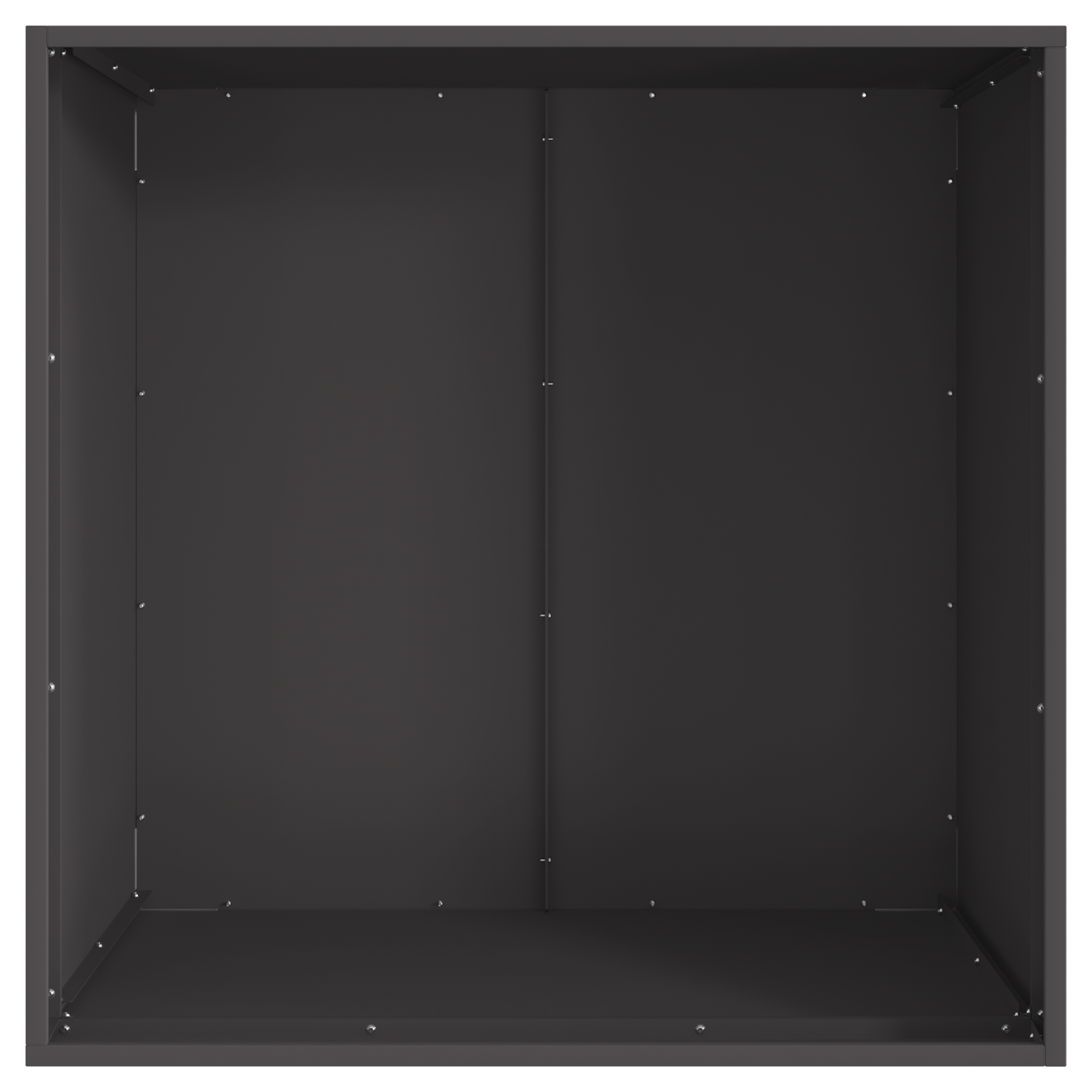 Fire Pit - Square Black 80x80x43 cm Steel - Image 5