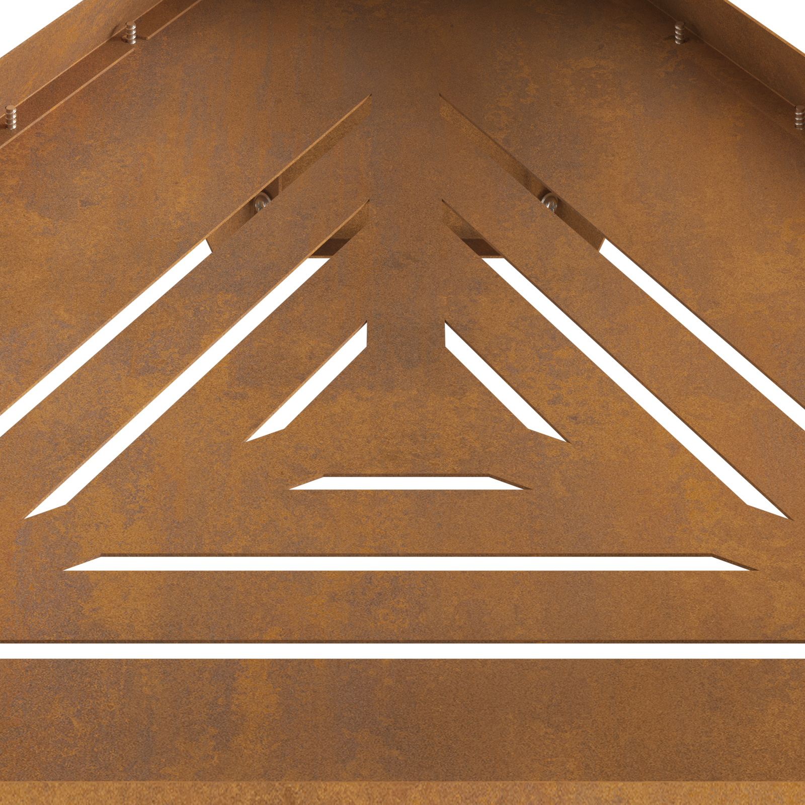 Fire Pit with Chimney 50x43x52 cm Weathering Steel - Image 5