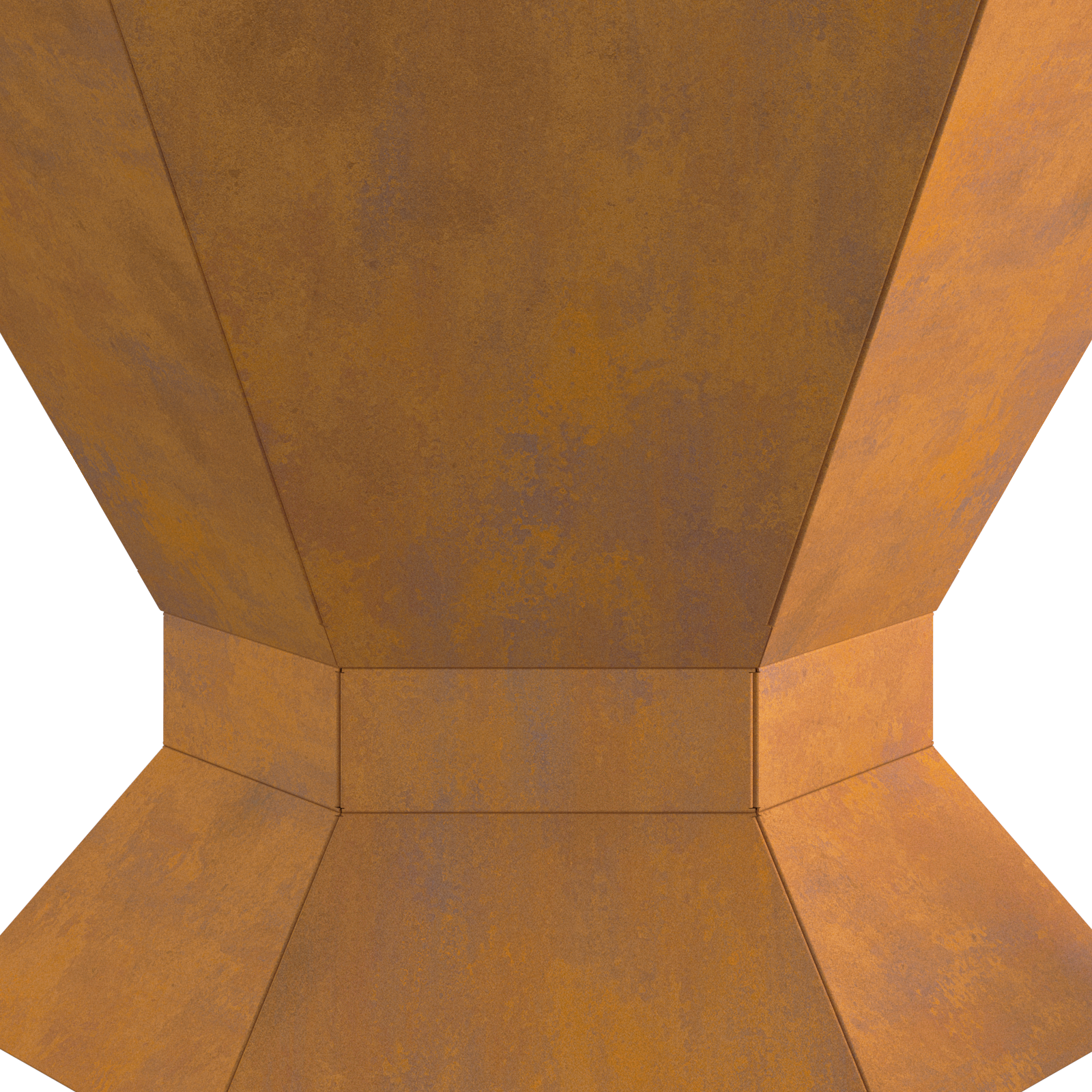 Fire Pit Hexagonal 50x50x40 cm Weathering Steel - Image 10