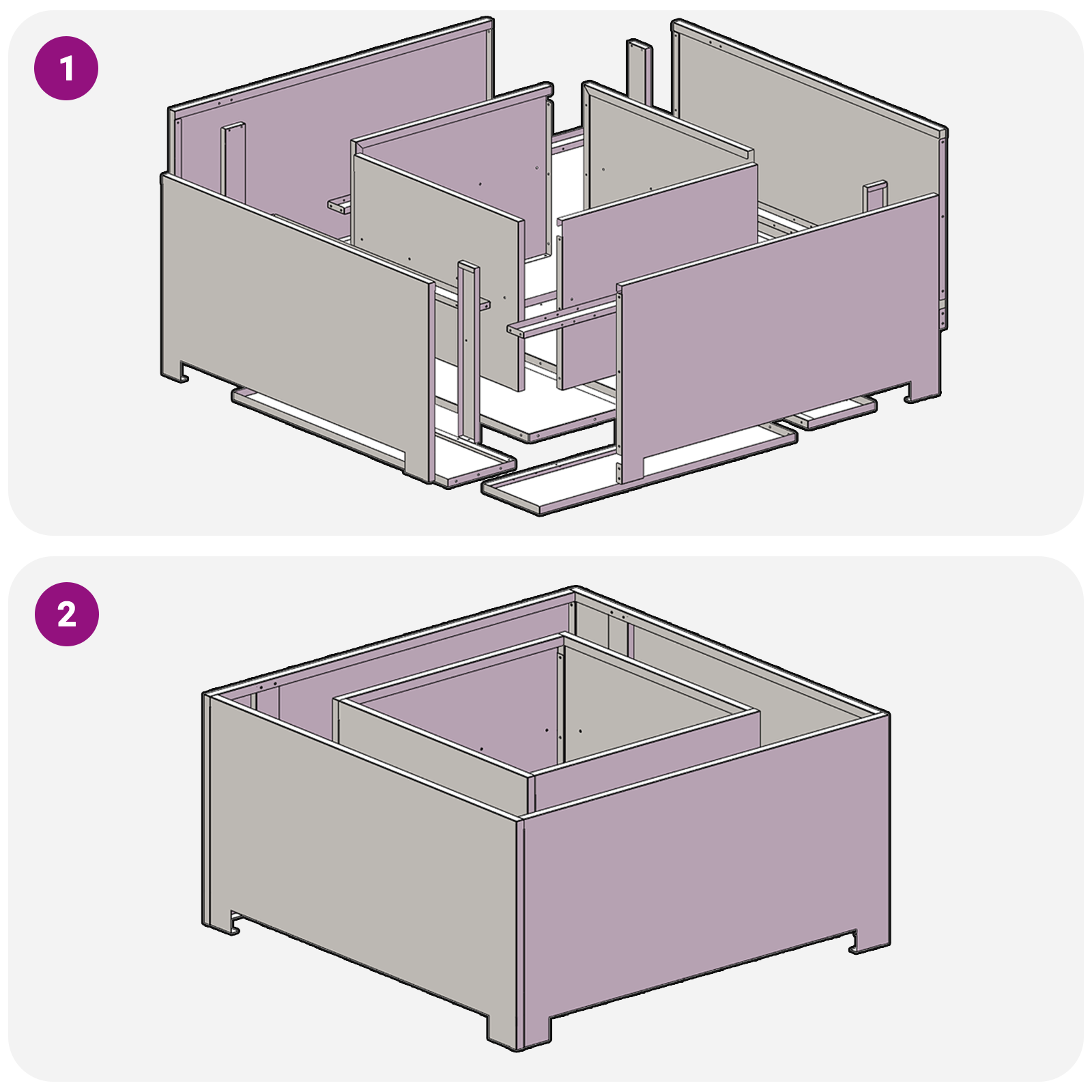 Fire Pit Square Black 80x80x40 cm Steel - Image 7
