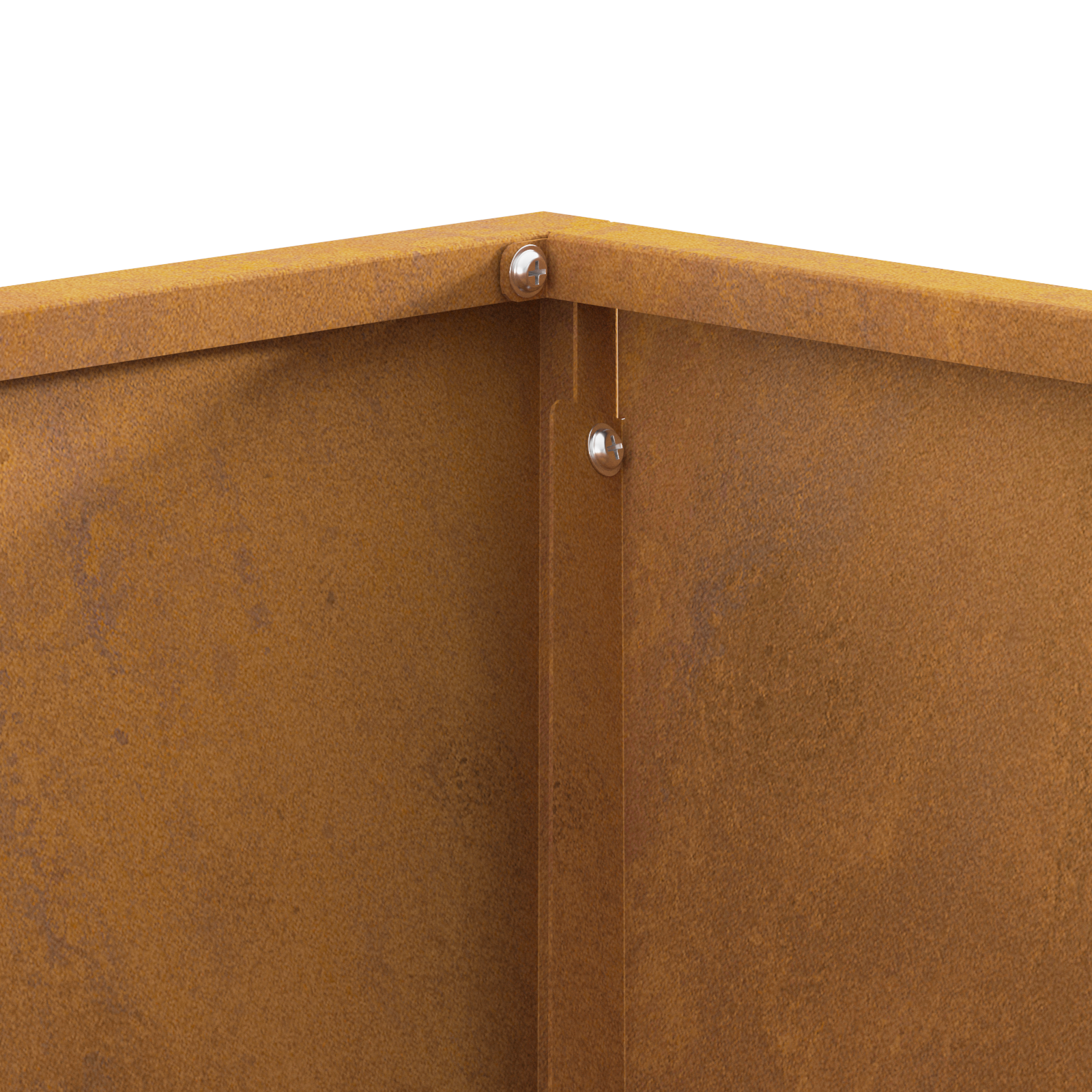 Fire Pit Square 60x60x30 cm Weathering Steel - Image 7