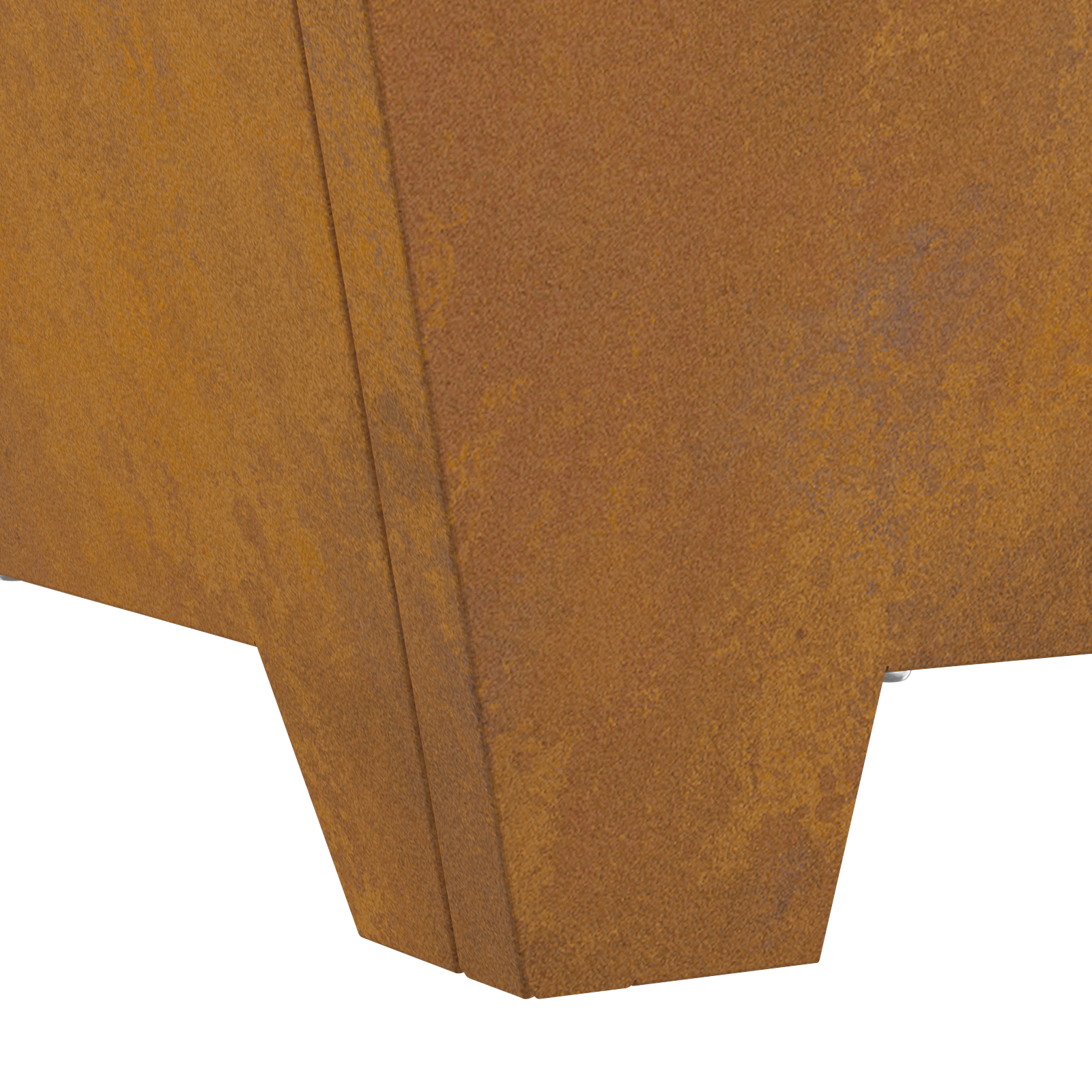 Fire Pit Square 60x60x30 cm Weathering Steel - Image 8