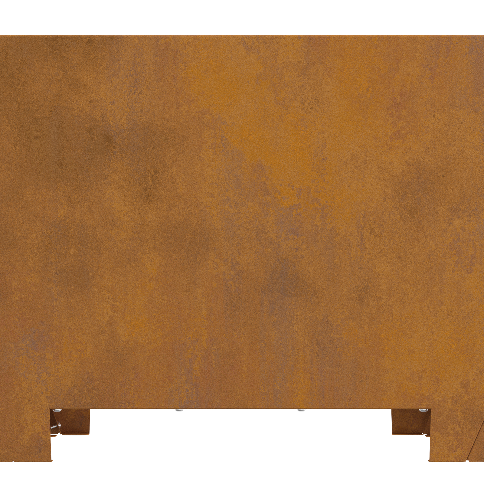 Fire Pit Square 60x60x30 cm Weathering Steel - Image 9