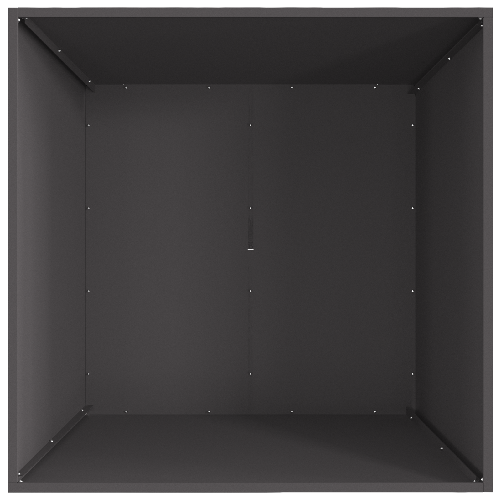 Fire Pit Square Black 80x80x40 cm Steel - Image 5