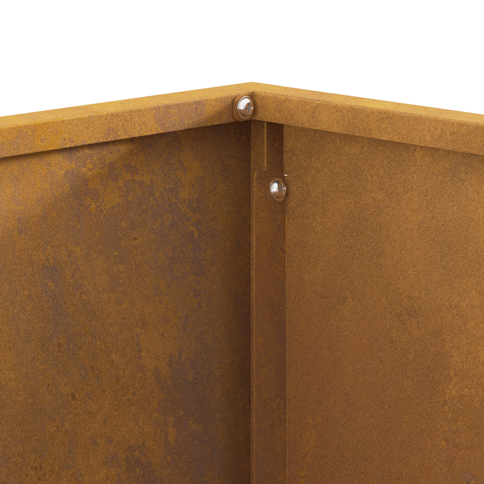 Fire Pit Square 80x80x40 cm Weathering Steel - Image 8
