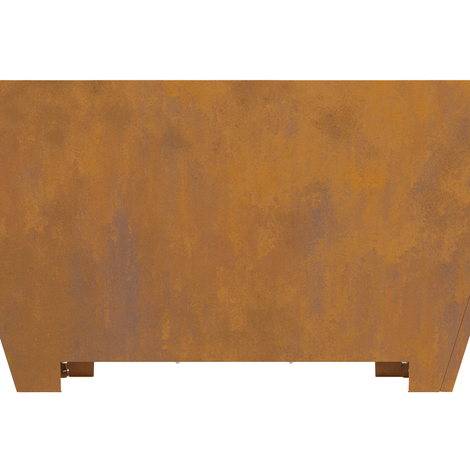 Fire Pit Square 80x80x40 cm Weathering Steel - Image 9