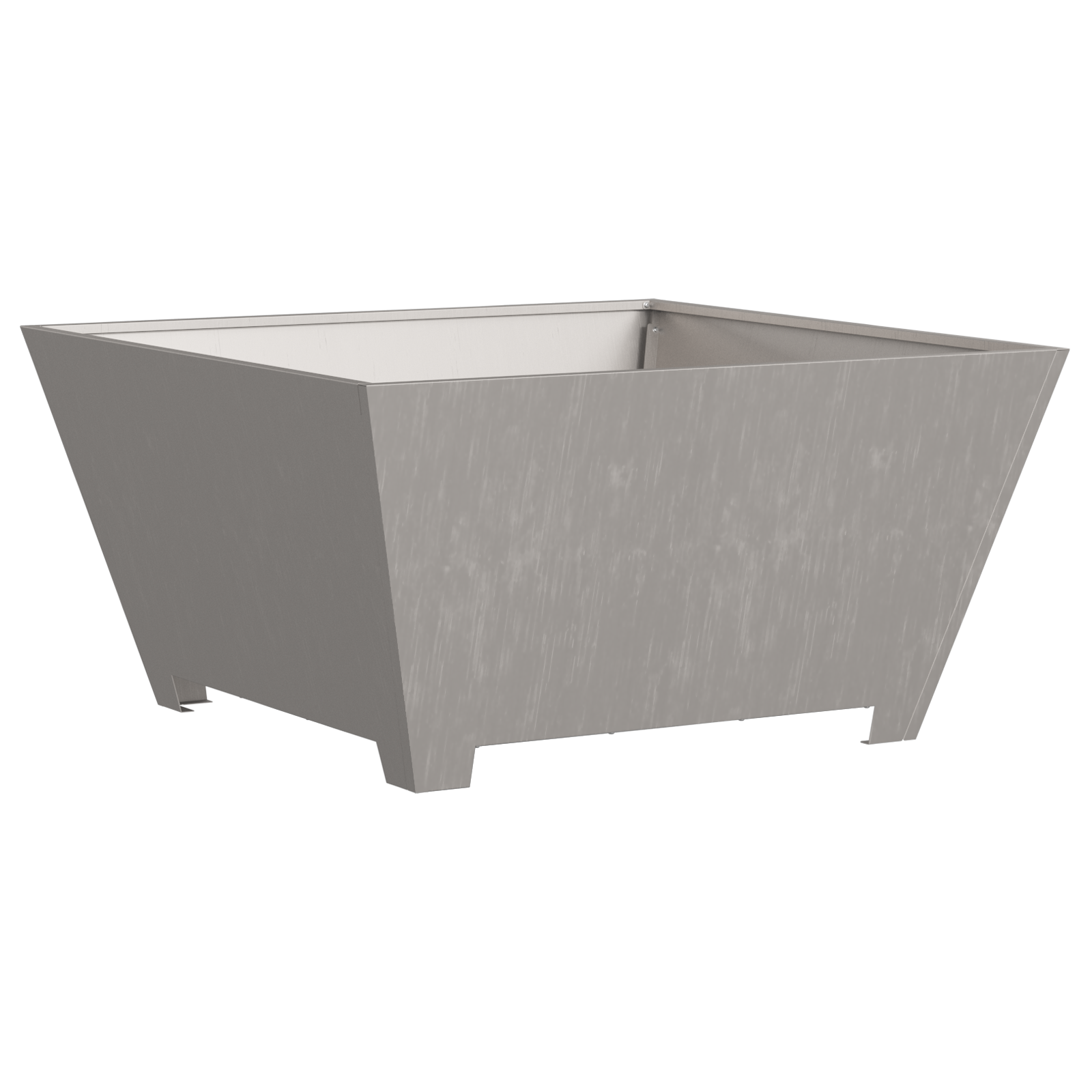 Fire Pit Square 80x80x40 cm Weathering Steel - Image 4