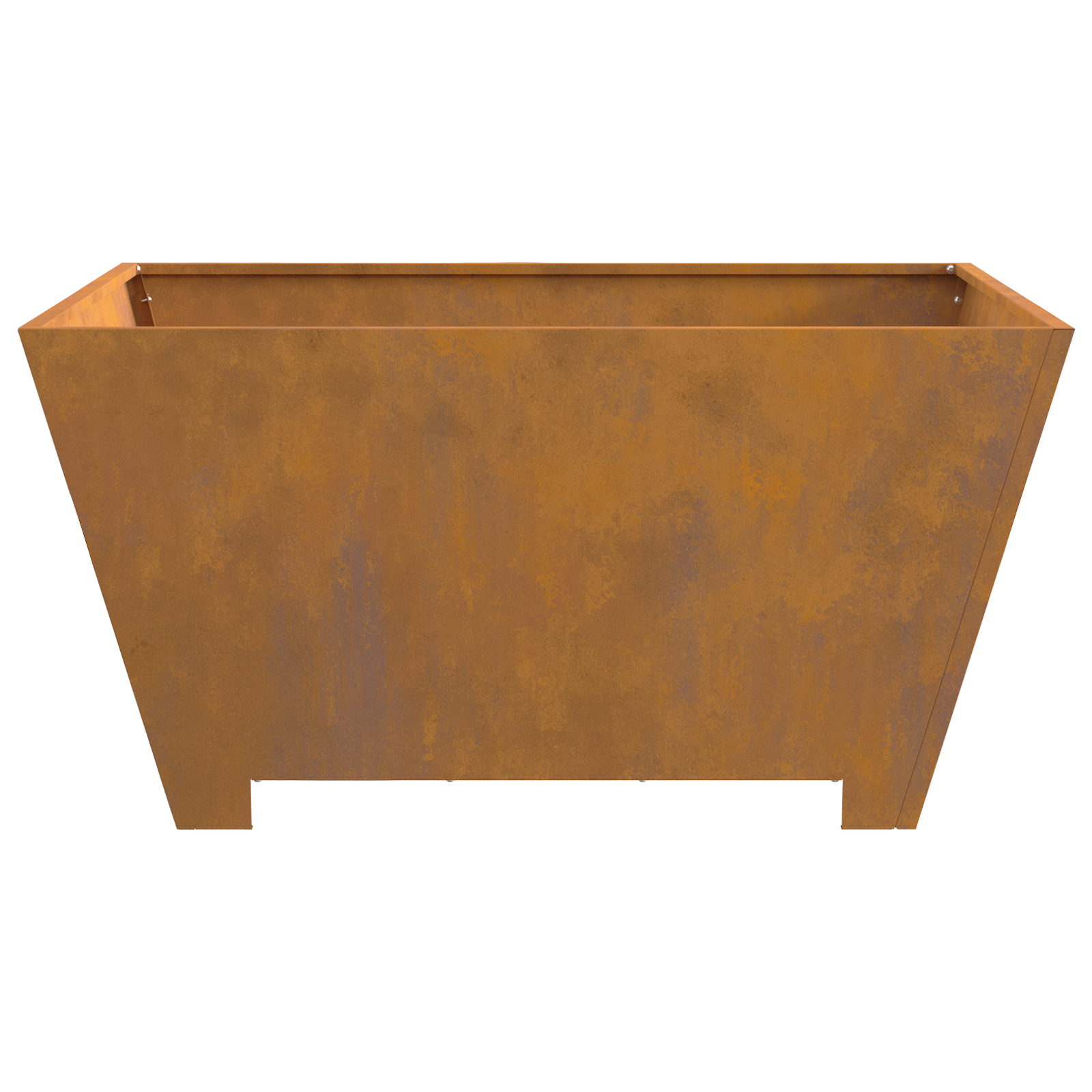 Fire Pit Square 80x80x40 cm Weathering Steel - Image 5