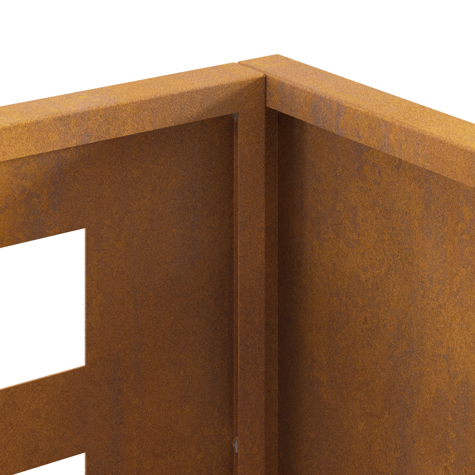 Fire Pit Rectangular 50x30x40 cm Weathering Steel - Image 10