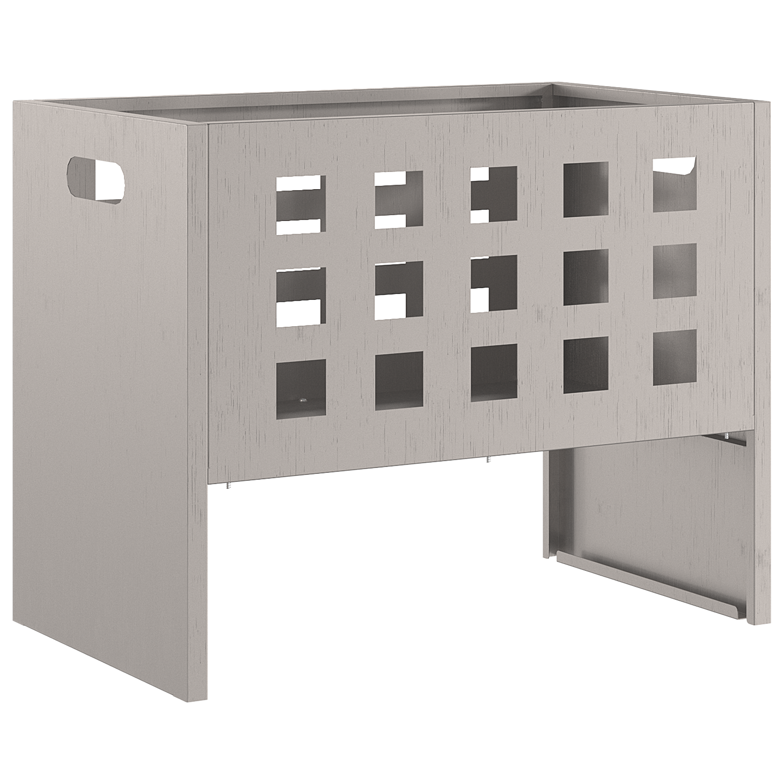 Fire Pit Rectangular 50x30x40 cm Weathering Steel - Image 4