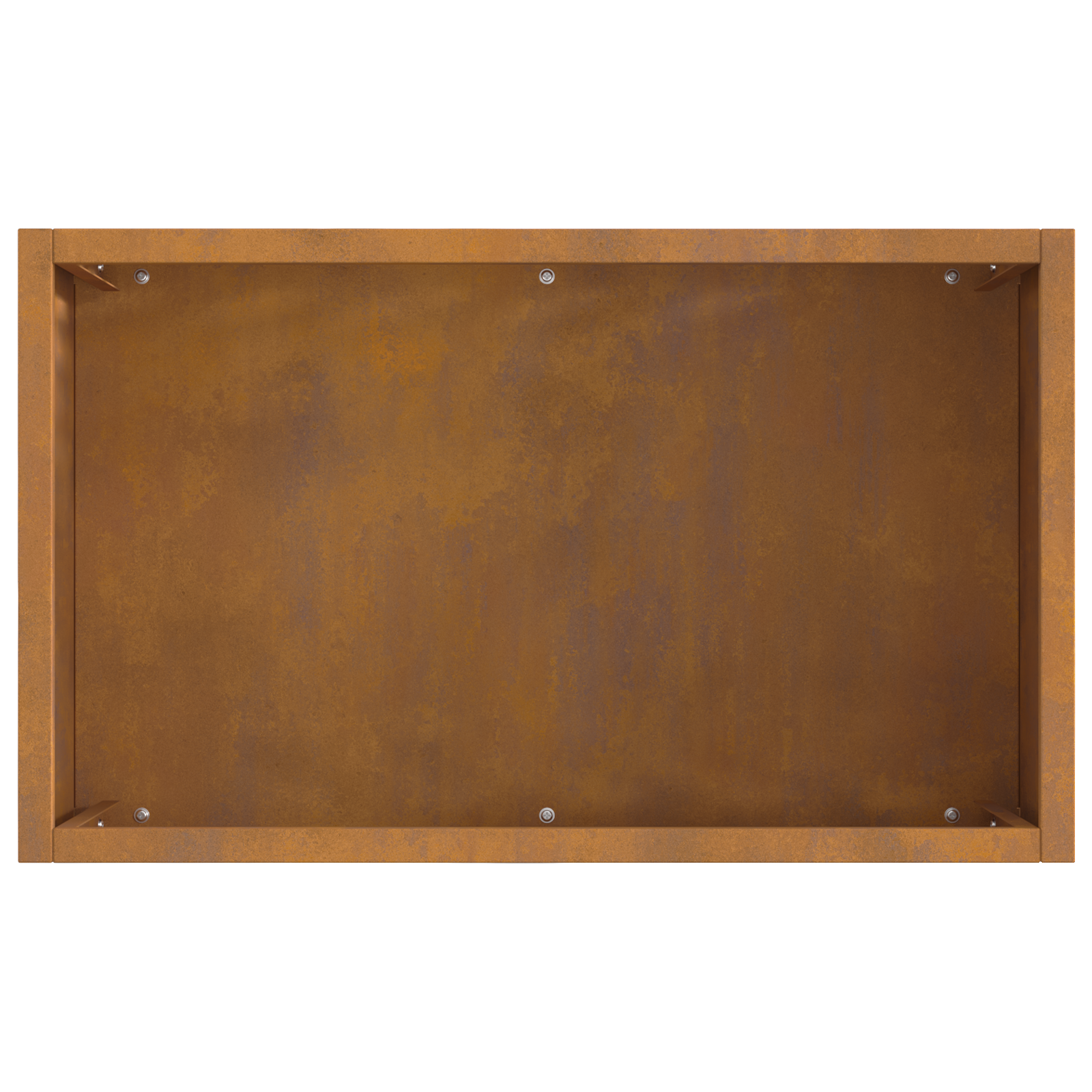 Fire Pit Rectangular 50x30x40 cm Weathering Steel - Image 8