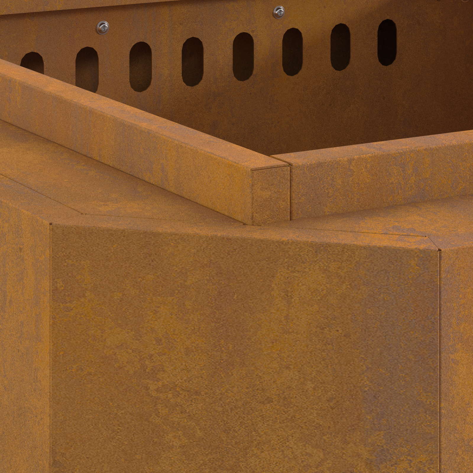 Smokeless Fire Pit 58x58x51 cm Weathering Steel - Image 7