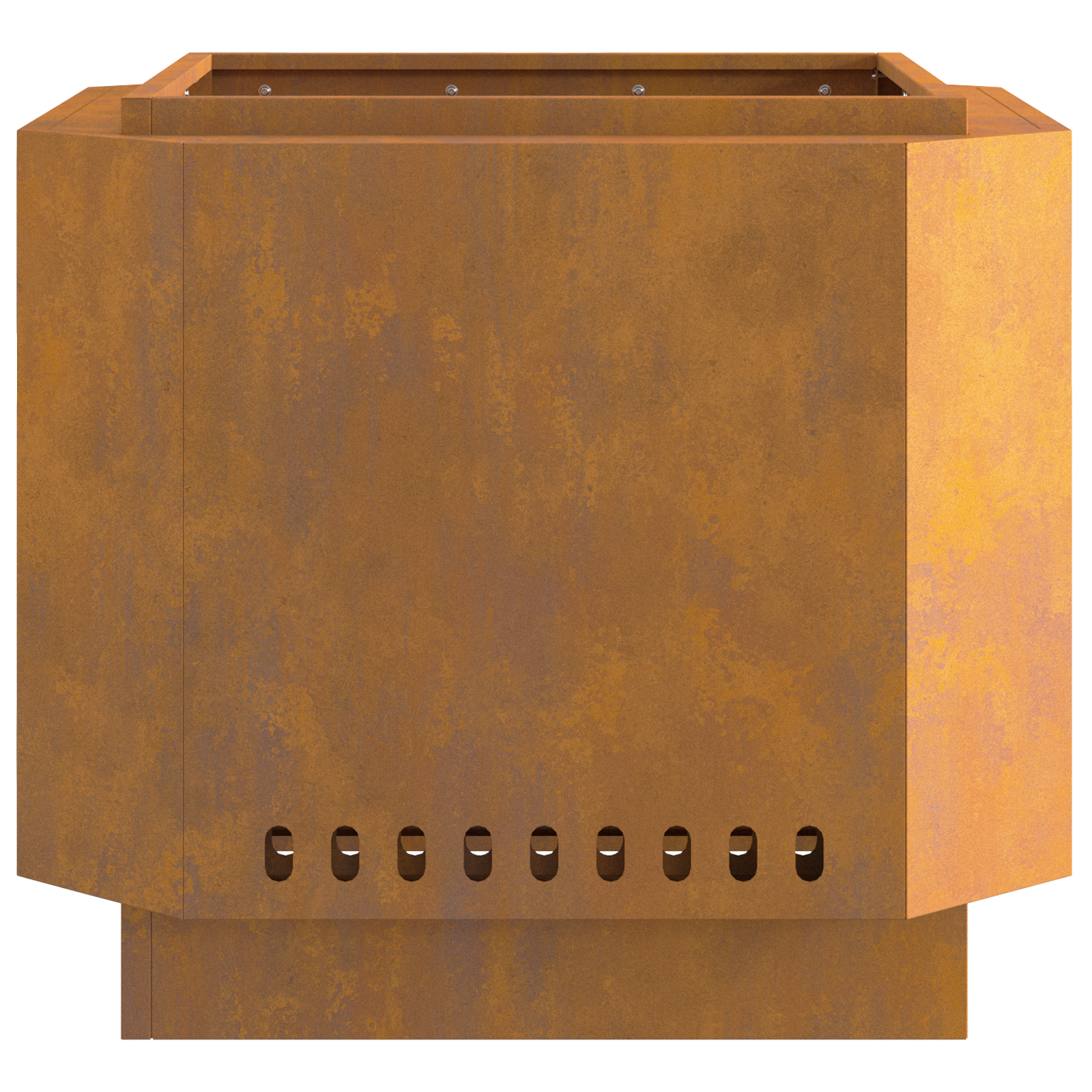 Smokeless Fire Pit 58x58x51 cm Weathering Steel - Image 5