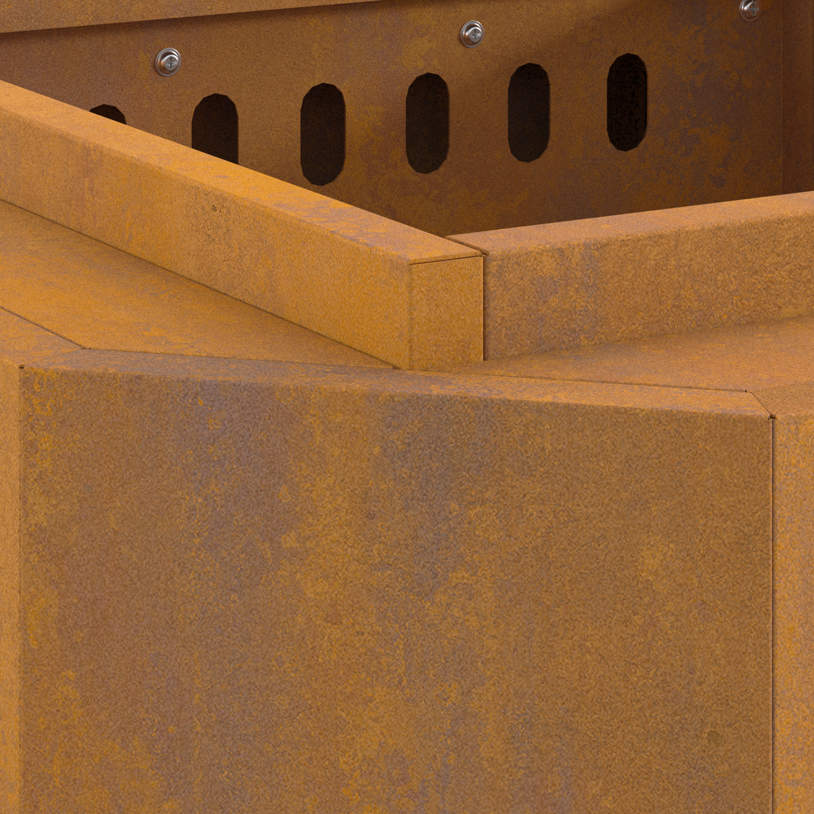 Smokeless Fire Pit 48x48x51 cm Weathering Steel - Image 7