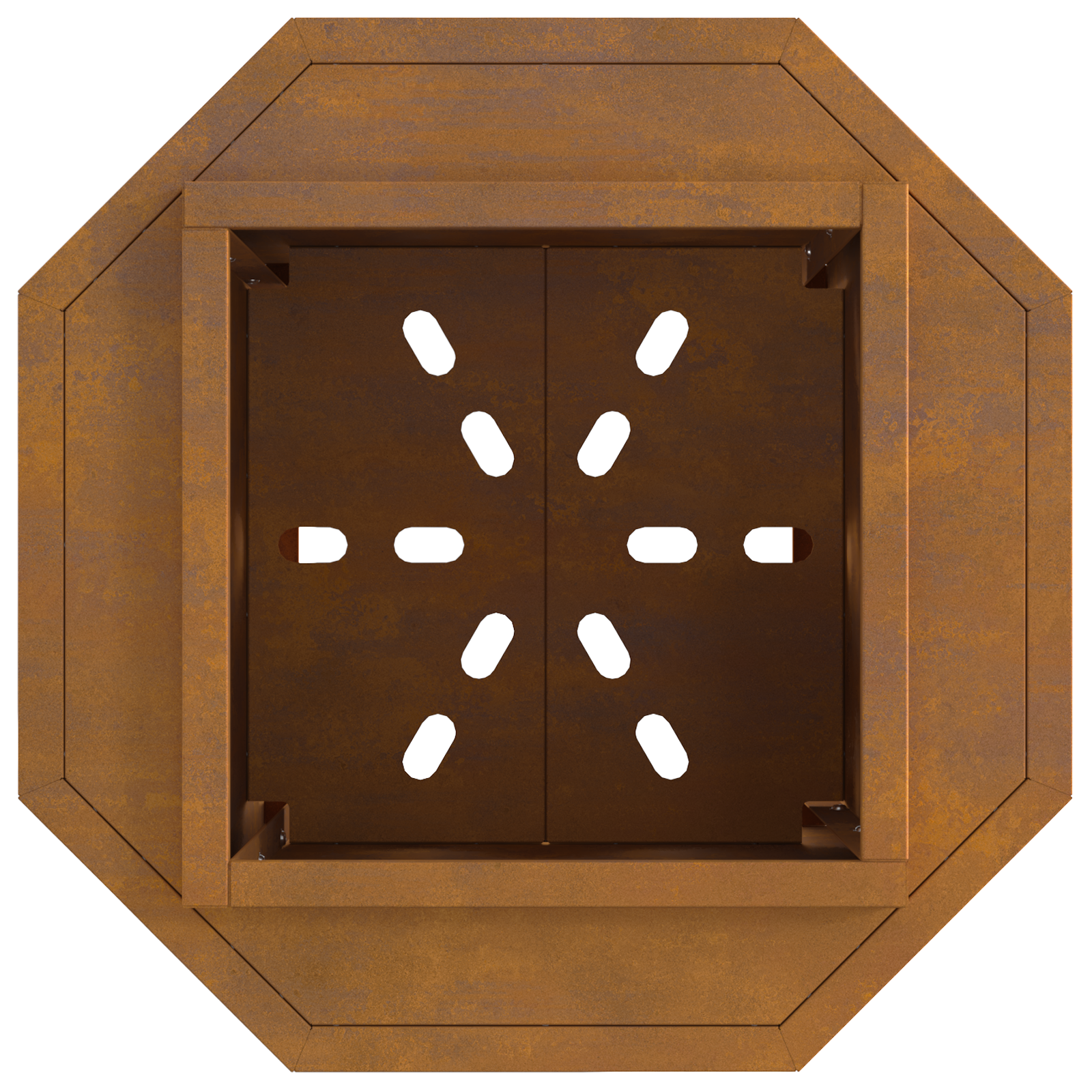 Smokeless Fire Pit 38x38x51 cm Weathering Steel - Image 6