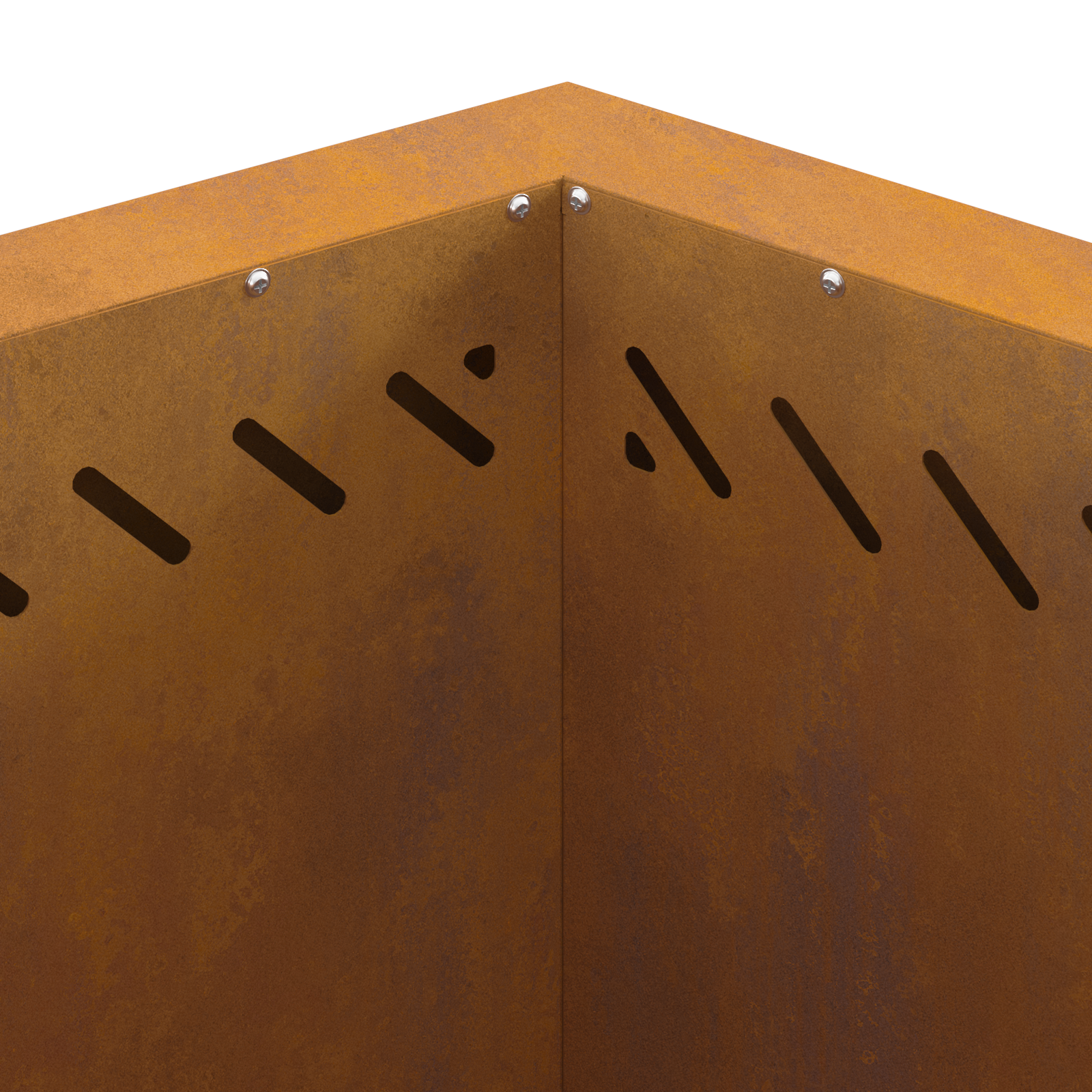 Smokeless Fire Pit Hexagonal 58x58x51 cm Weathering Steel - Image 7