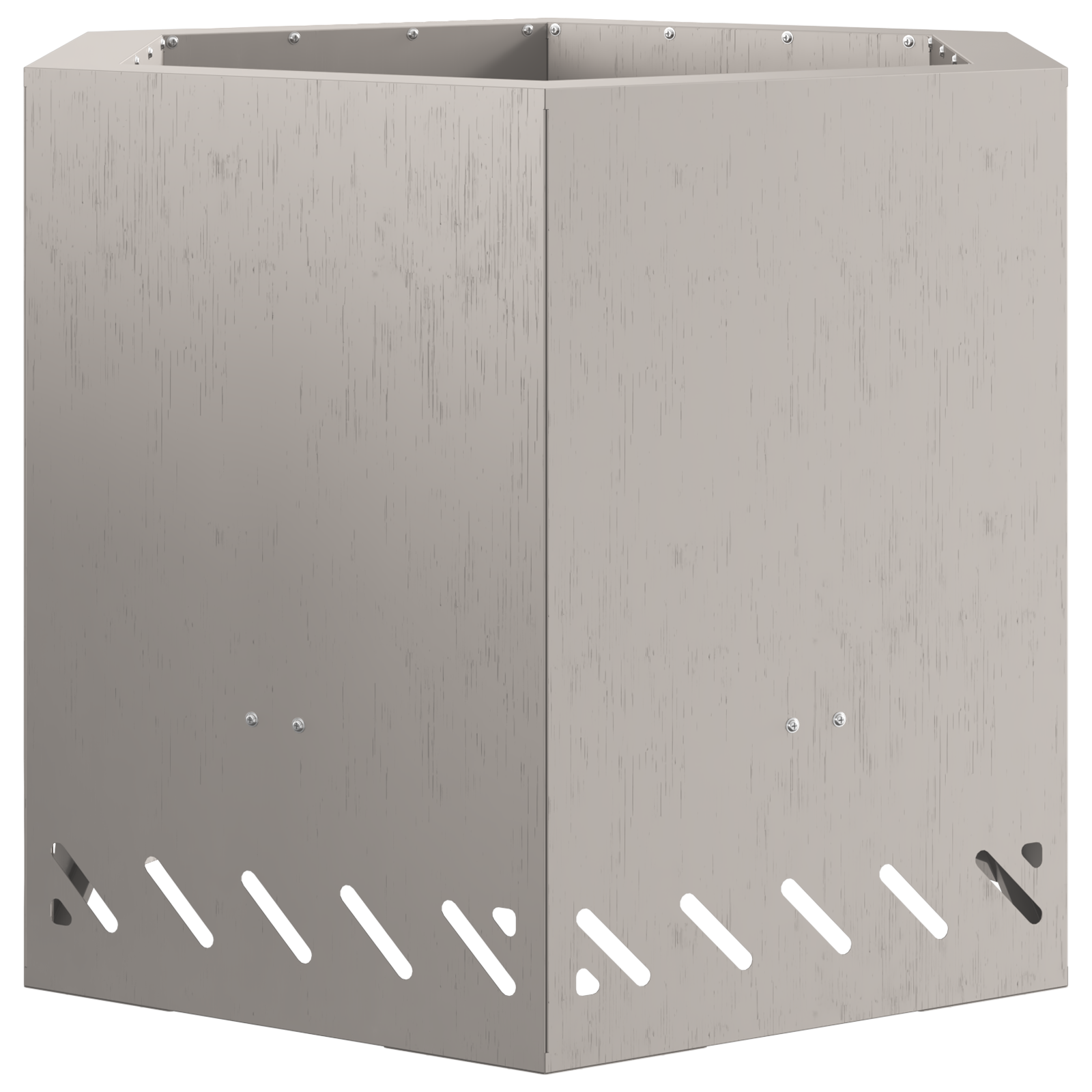 Smokeless Fire Pit Hexagonal 58x58x51 cm Weathering Steel - Image 4