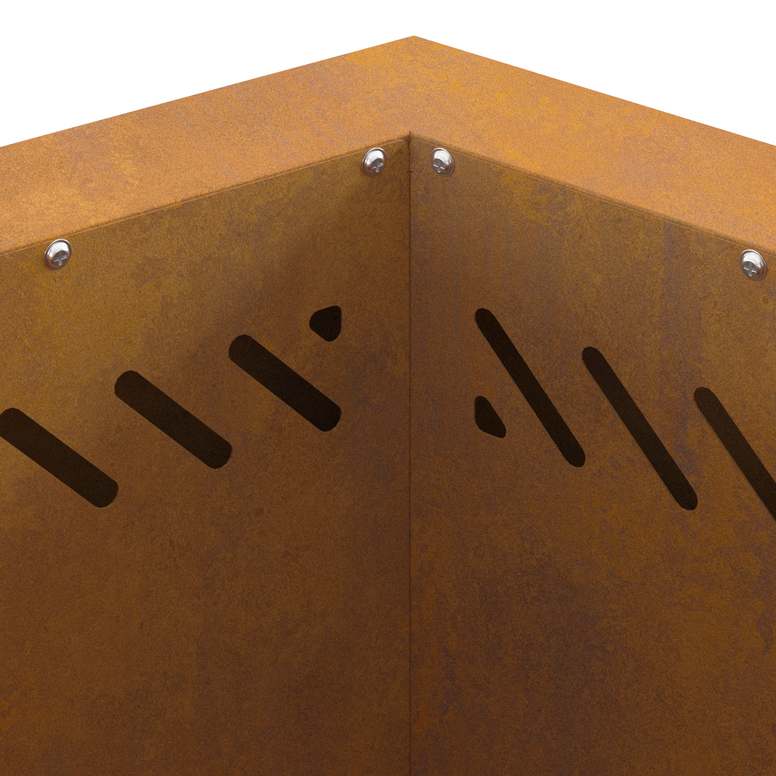 Smokeless Fire Pit Hexagonal 48x48x51 cm Weathering Steel - Image 8