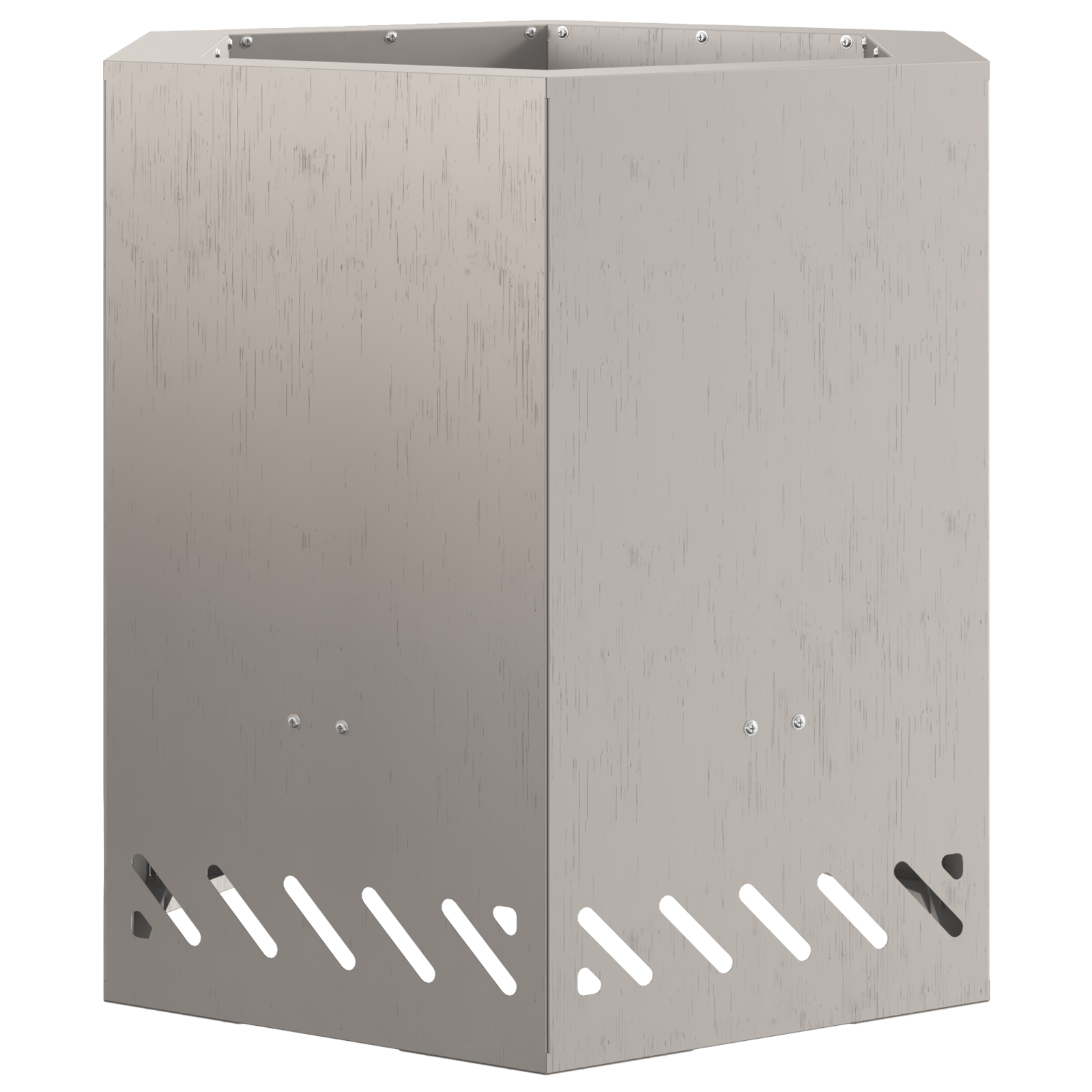 Smokeless Fire Pit Hexagonal 48x48x51 cm Weathering Steel - Image 4