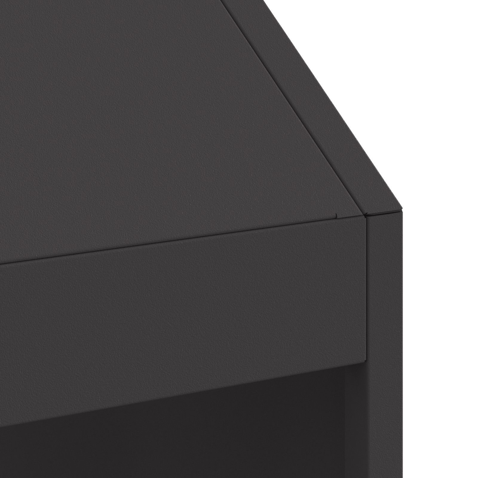 Fire Pit Black 50x50x100 cm Steel - Image 8