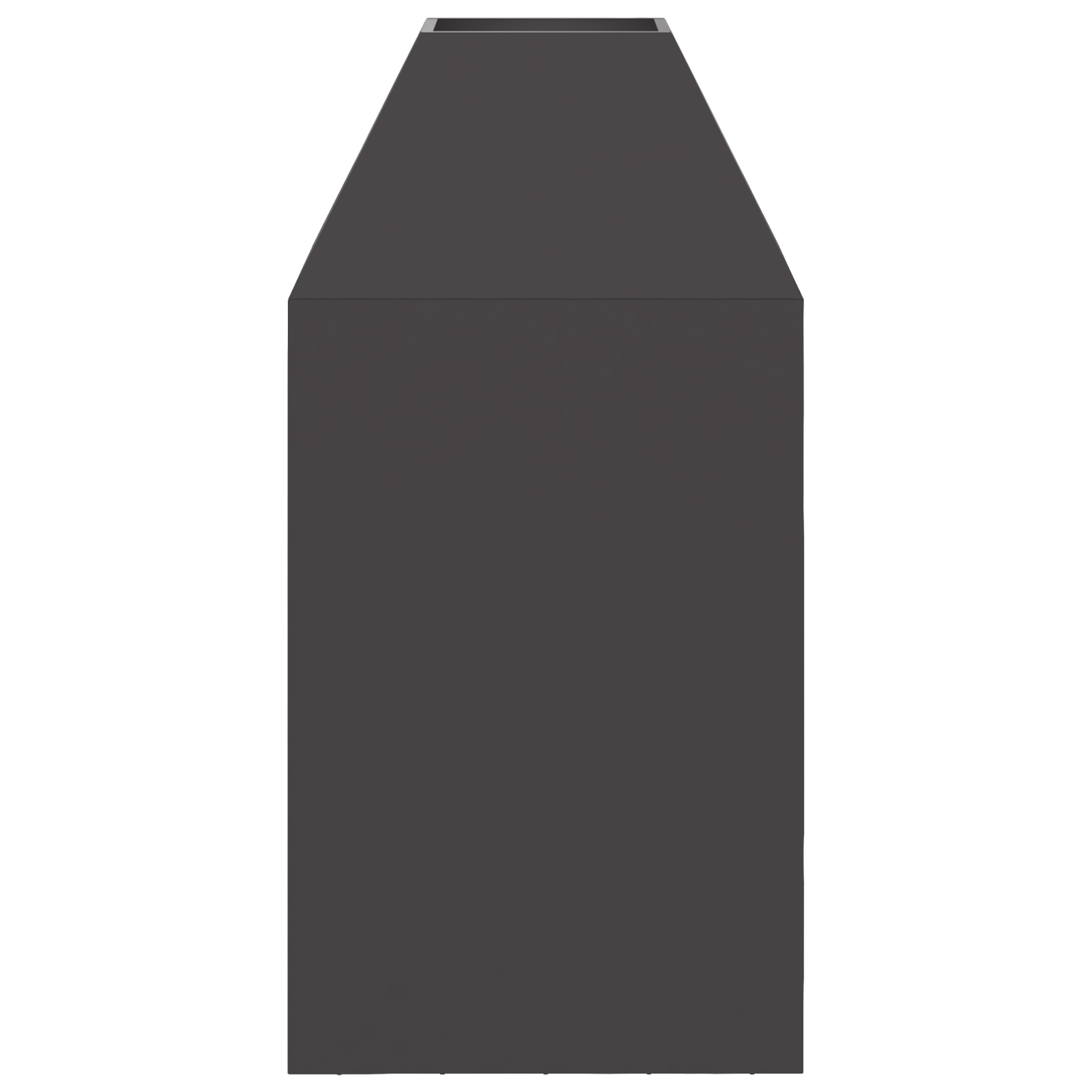 Fire Pit Black 50x50x100 cm Steel - Image 6