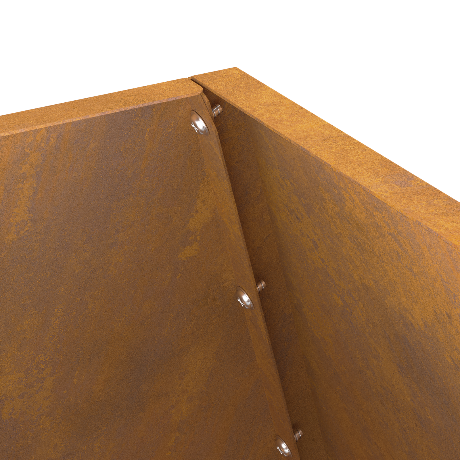 Fire Pit 50x50x100 cm Weathering Steel - Image 8