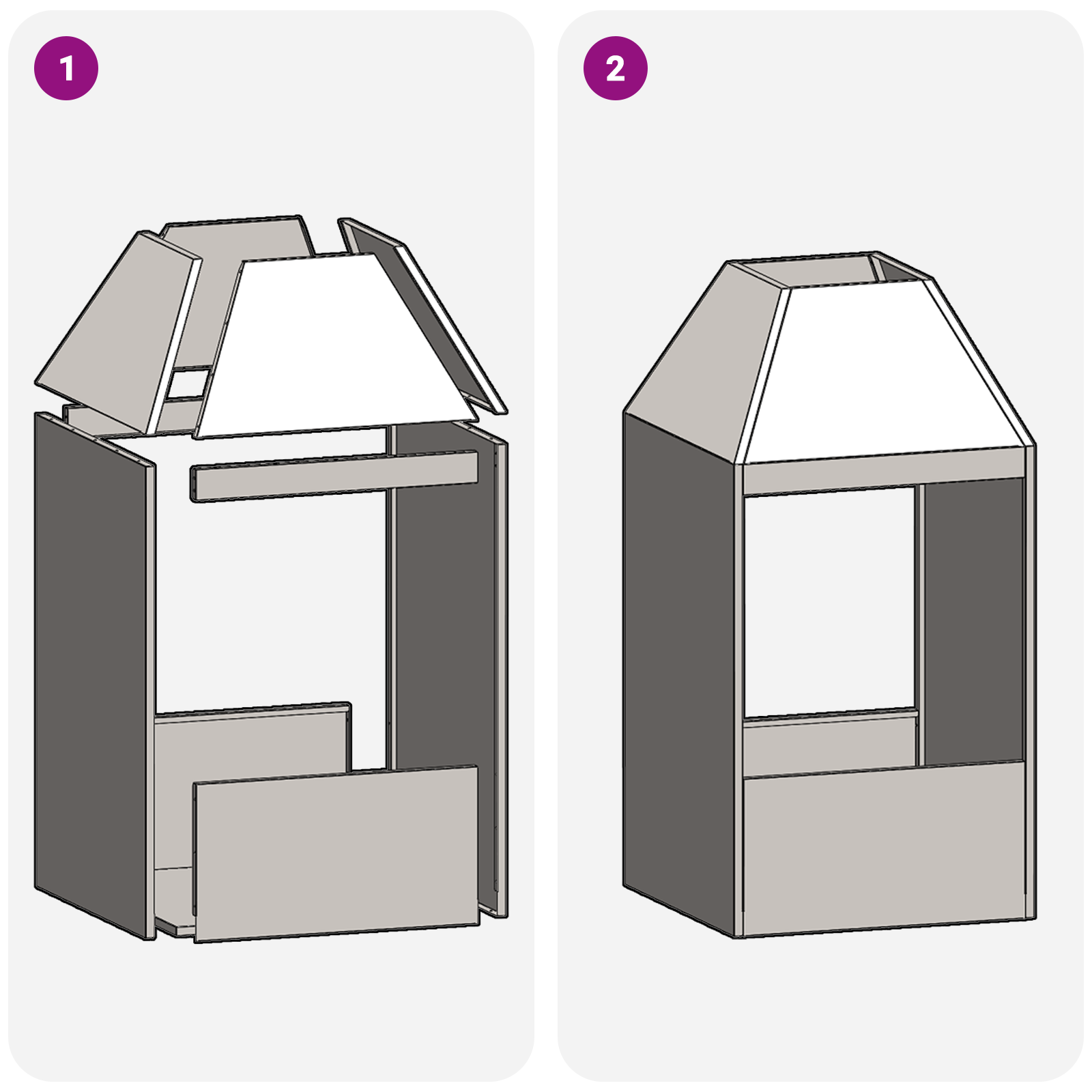 Fire Pit 50x50x100 cm Weathering Steel - Image 11