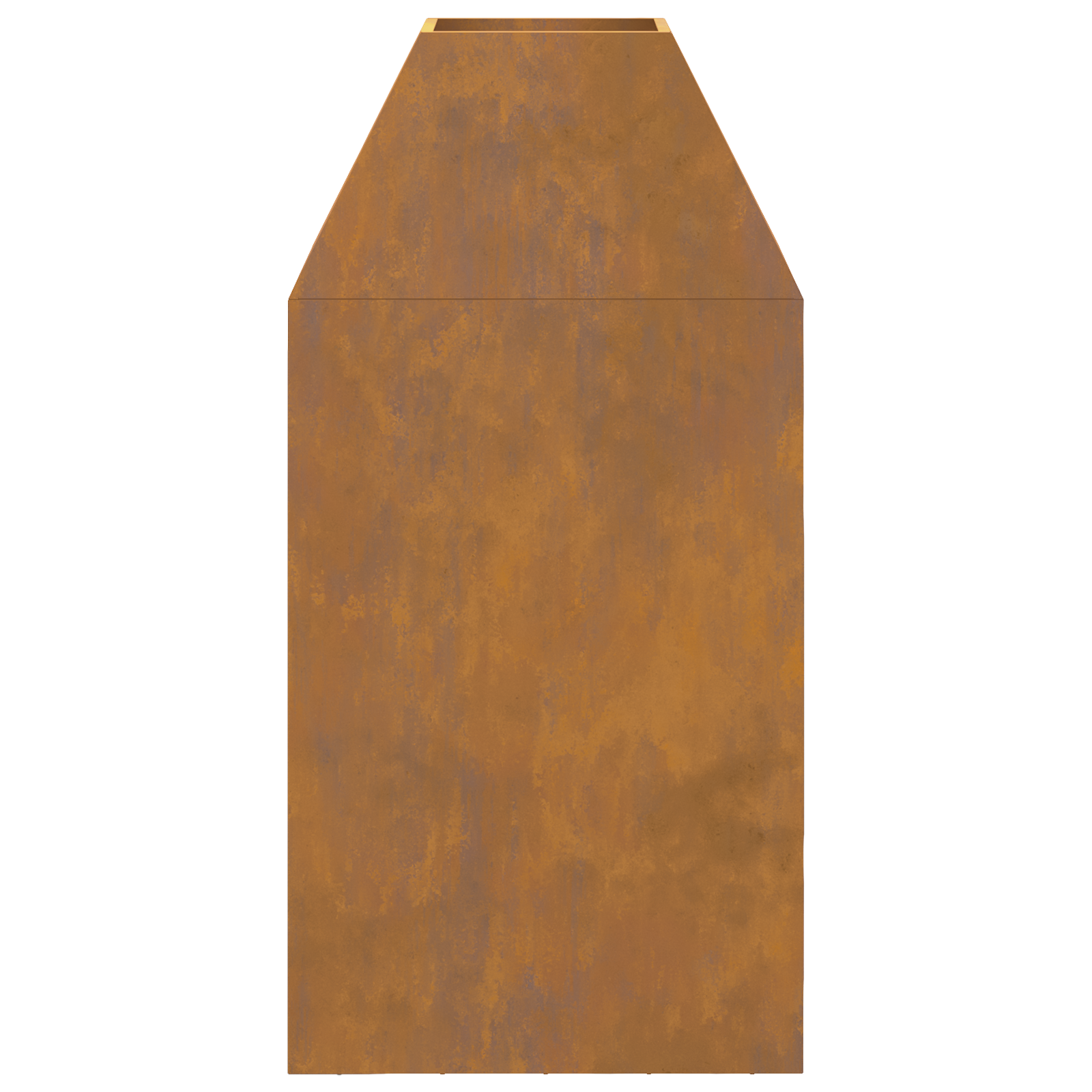 Fire Pit 50x50x100 cm Weathering Steel - Image 6