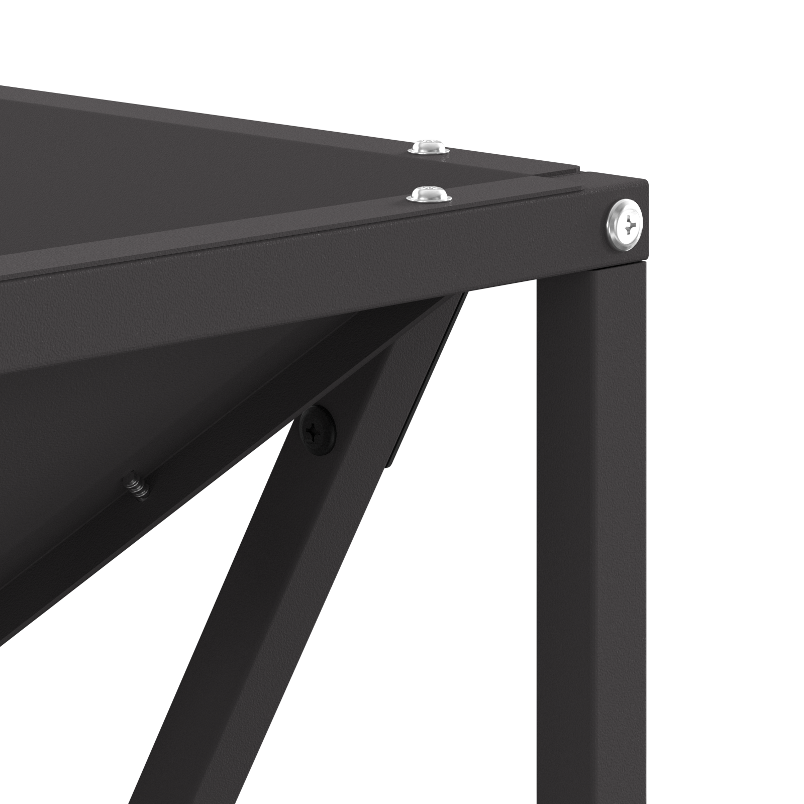 Fire Pit Square Black 50x50x35 cm Steel - Image 8