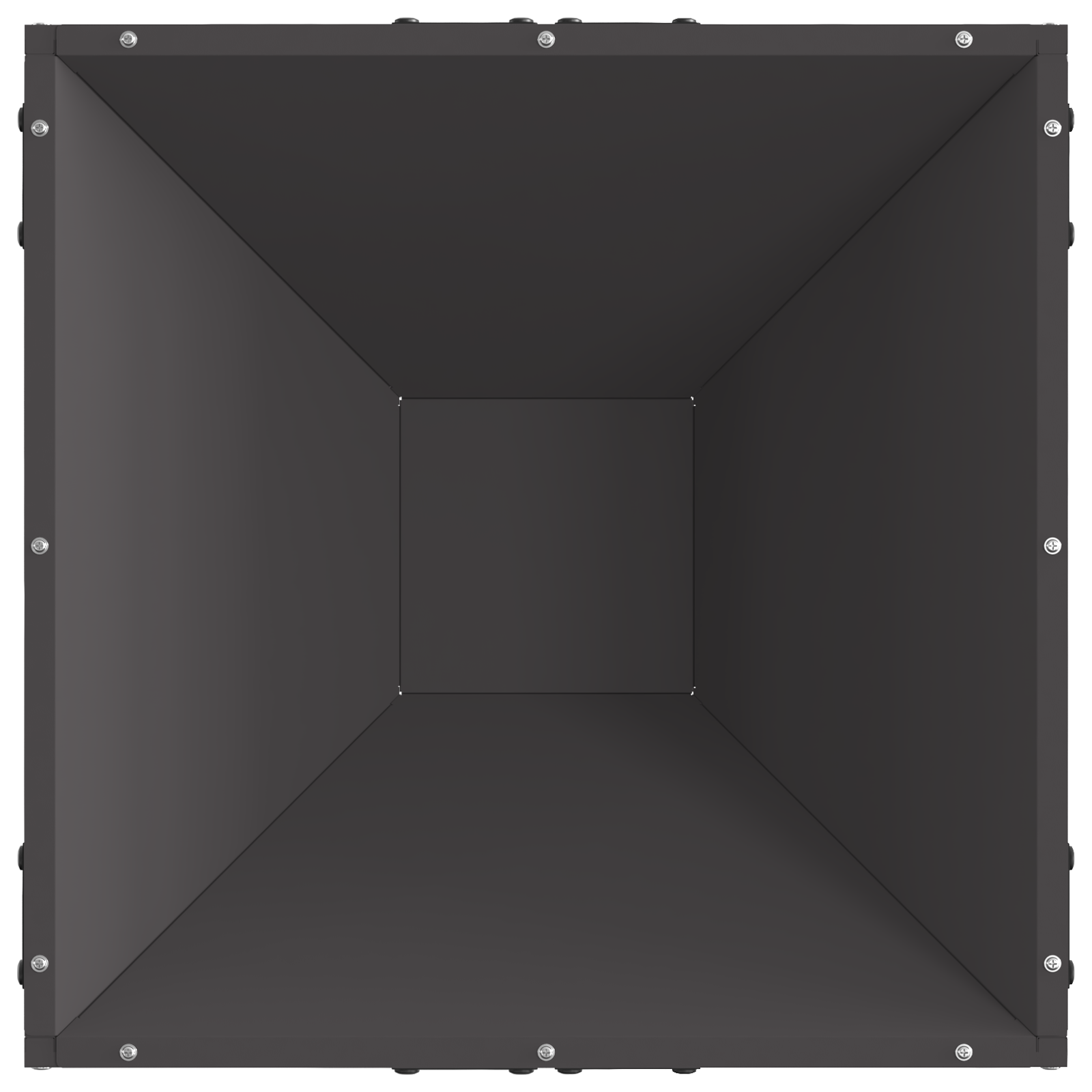 Fire Pit Square Black 50x50x35 cm Steel - Image 6