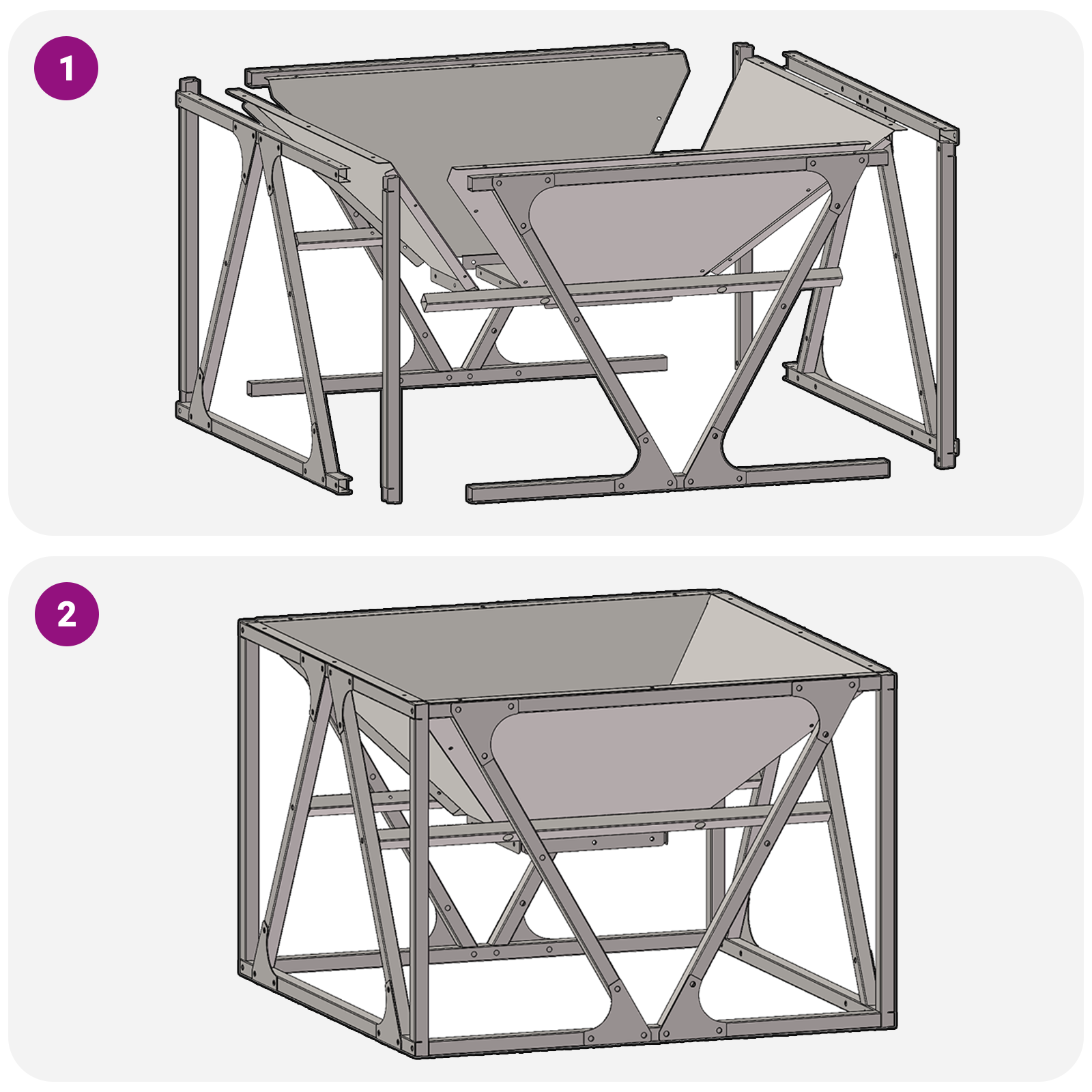 Fire Pit Square 50x50x35 cm Weathering Steel - Image 11