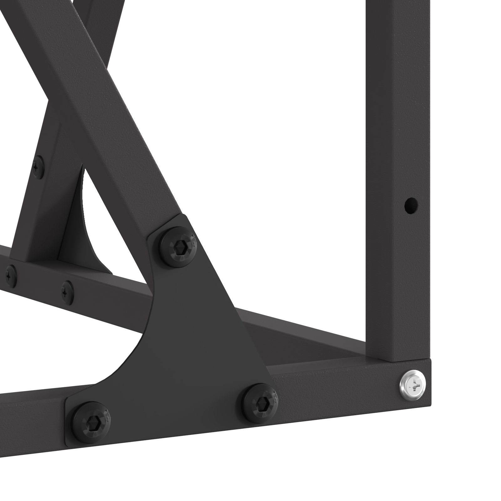 Fire Pit Square Black 80x80x40 cm Steel - Image 6