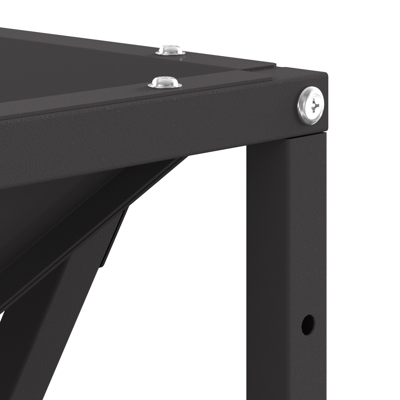 Fire Pit Square Black 80x80x40 cm Steel - Image 7