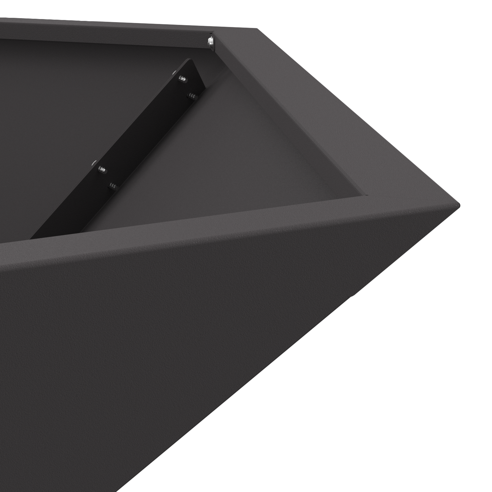 Fire Pit Hexagonal Black 100x100x28 cm Steel - Image 7
