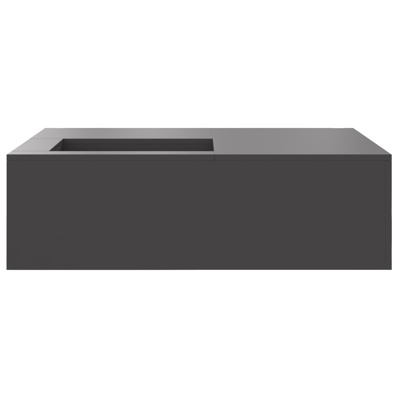 Fire Pit with Log Storage Black 100x100x30 cm Steel - Image 5