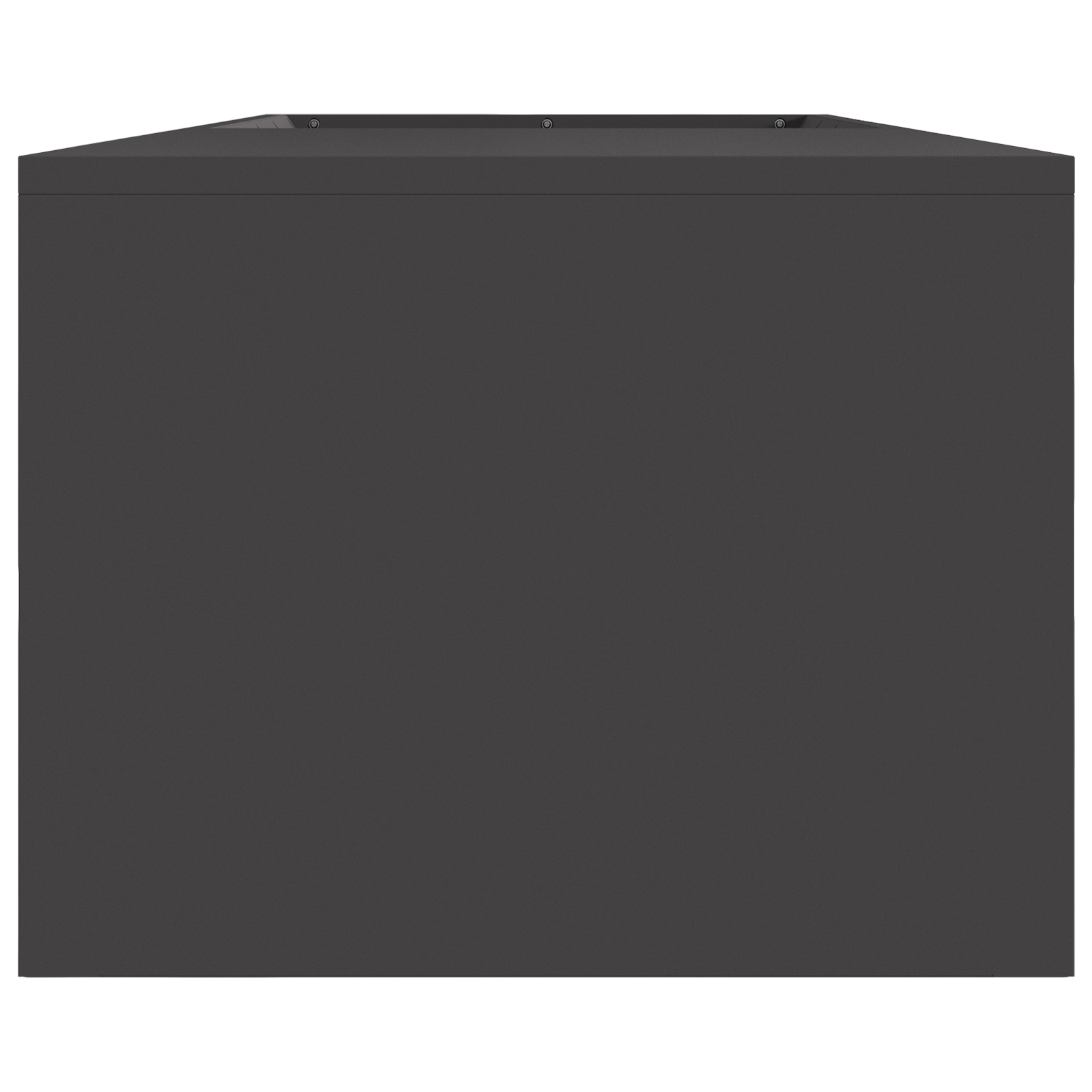 Fire Pit with Log Storage Black 160x45x35 cm Steel - Image 4