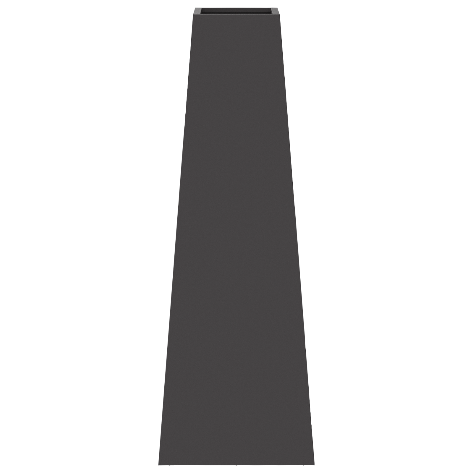 Fire Pit Black 50x35x100 cm Steel - Image 5