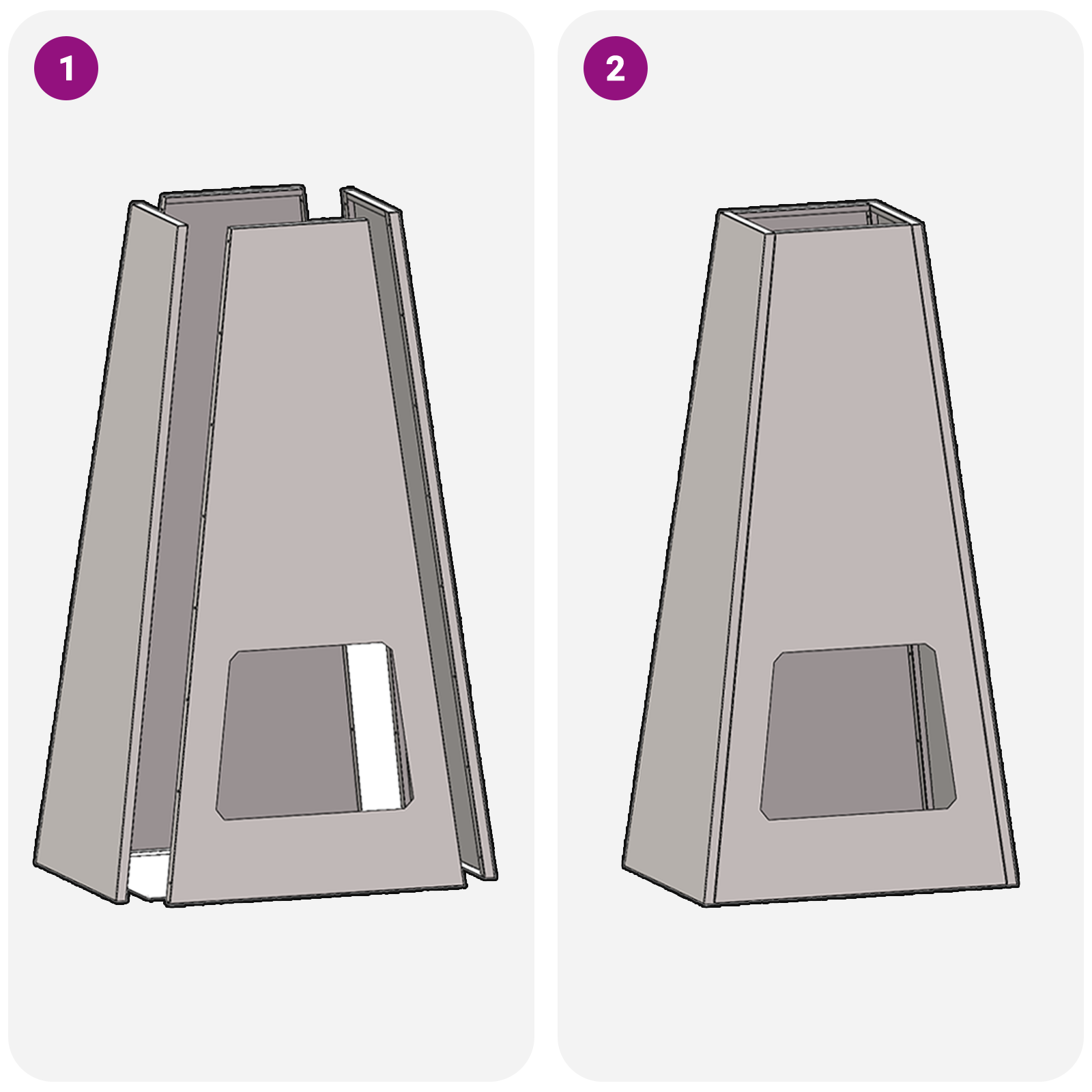 Fire Pit 50x35x100 cm Weathering Steel - Image 11